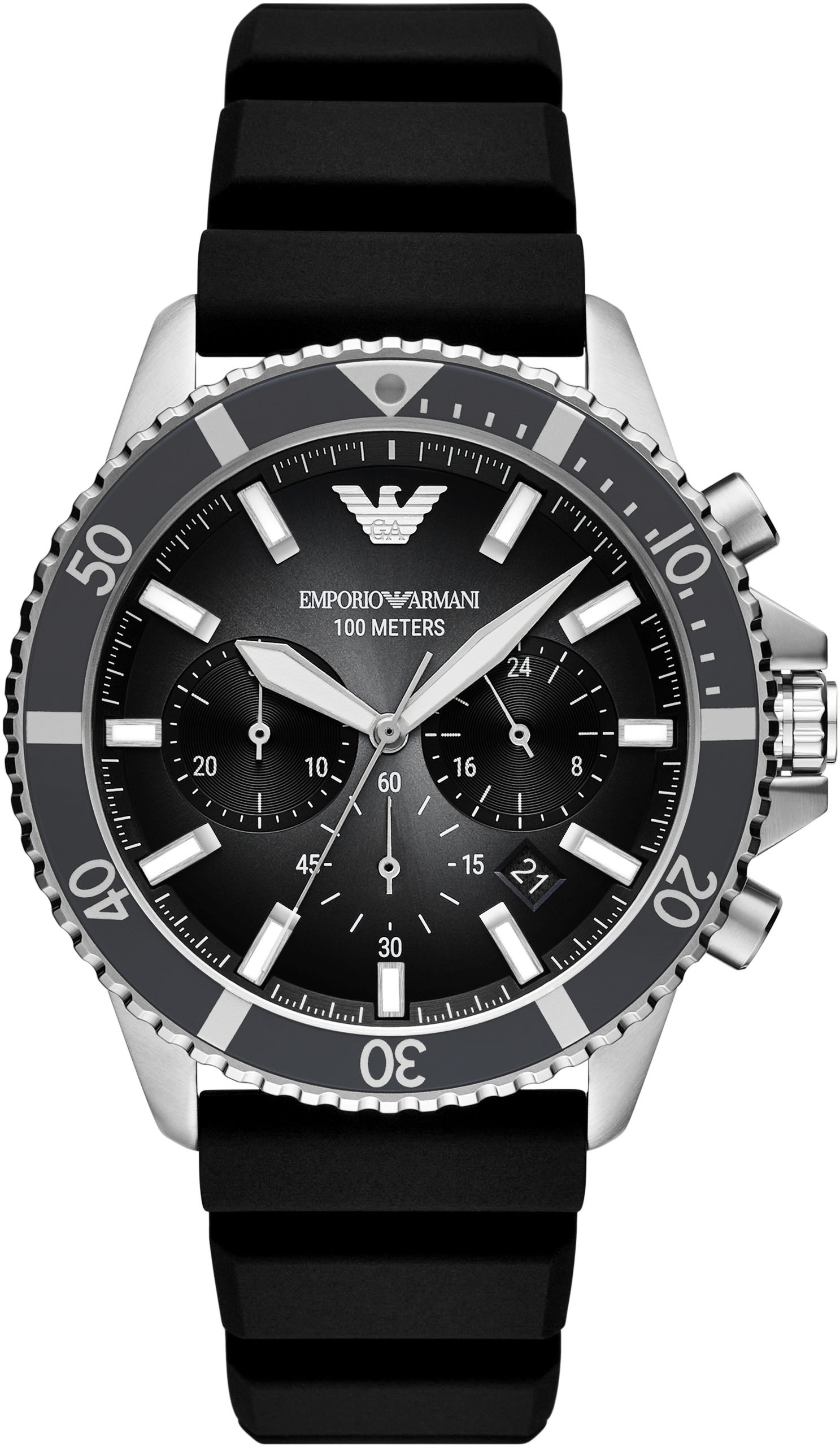 Emporio Armani Chronograph Quarzuhr Armbanduhr Herren...