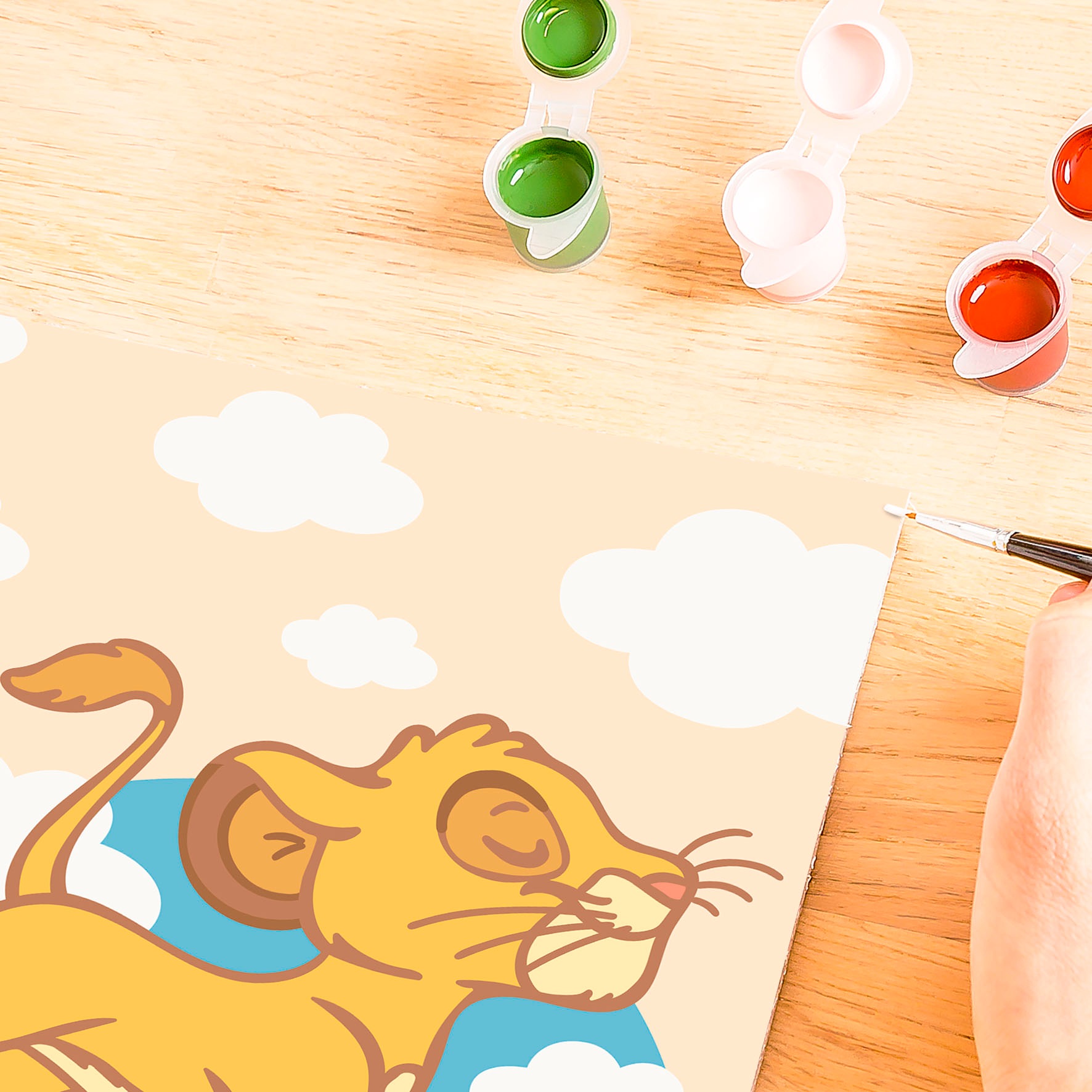 Ravensburger Malen nach Zahlen »CreArt, Hello Baby, Simba«, für Erwachsene; Made in Europe