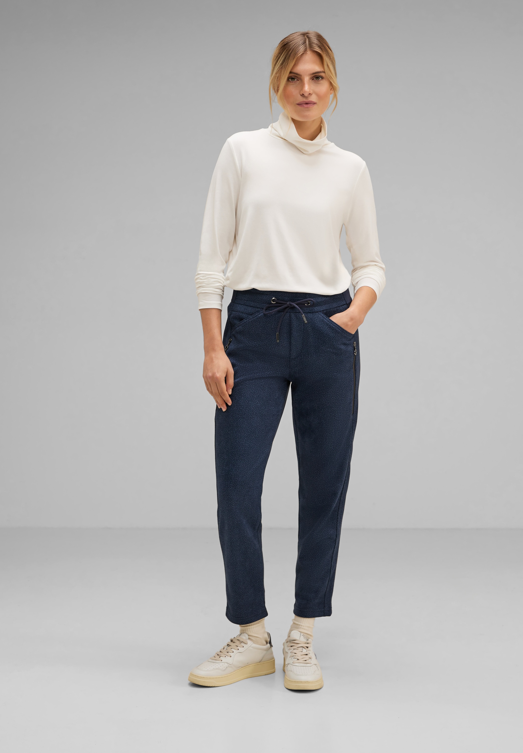 STREET ONE Stoffhose, Middle Waist
