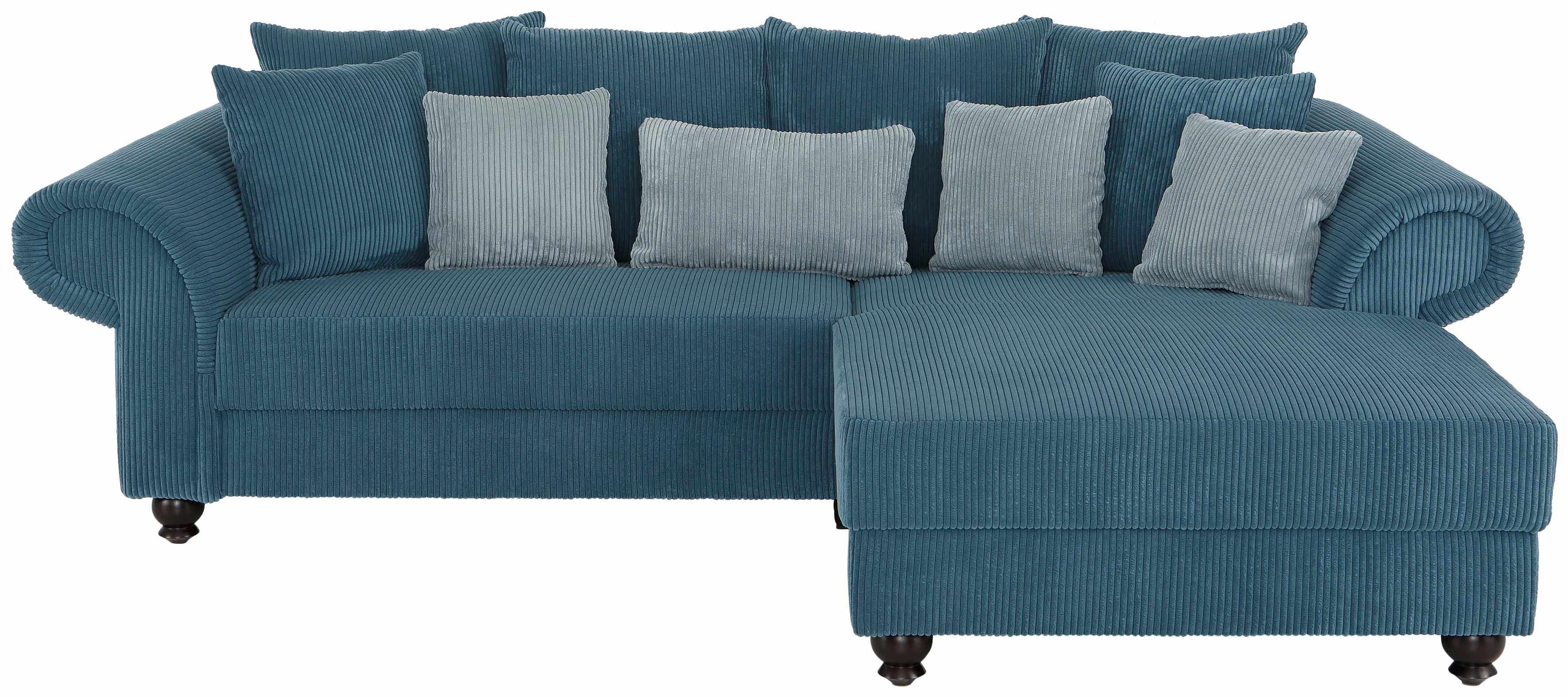 Thumbnail - Home affaire Ecksofa "King George King Henry, Mega Sofa, Breite 260cm, L-Form" mit Federkern, in legerer Polsterung und ...