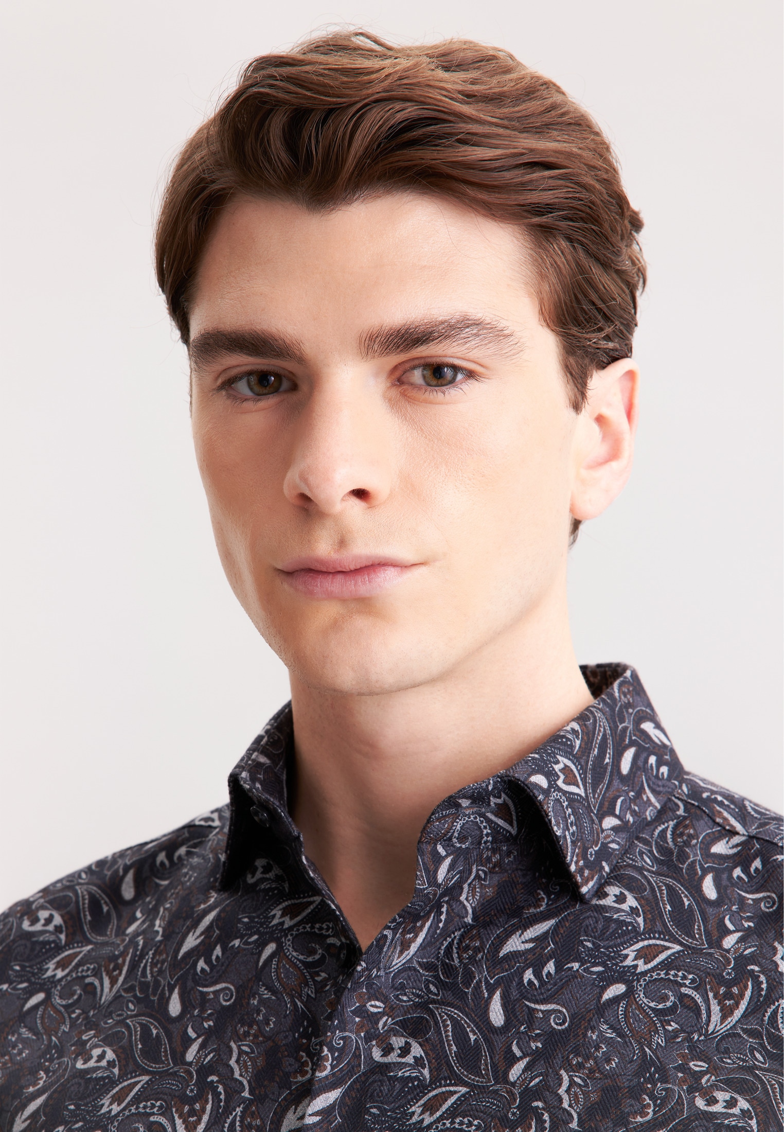 seidensticker Flanellhemd »Schwarze Rose«, Slim 1/1 Kentkragen Flanell
