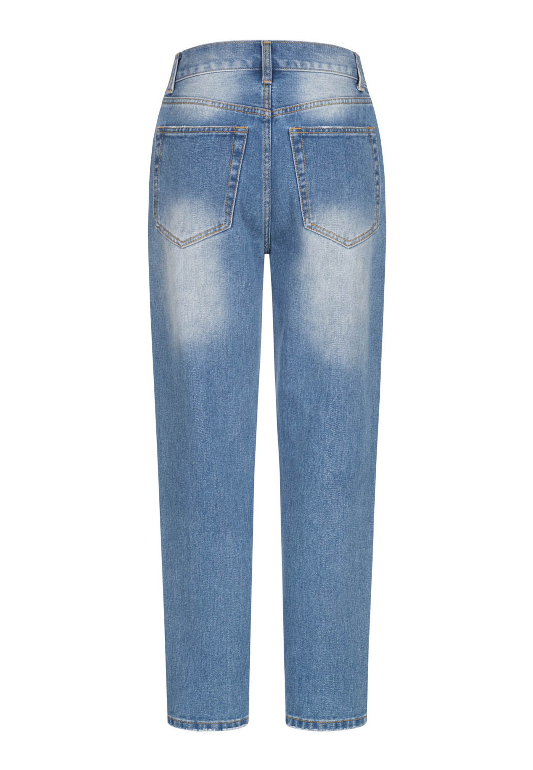 CLOUD 5IVE Bequeme Jeans "CLOUD 5IVE High-Waist Boyfriend Destroyed Jeans H günstig online kaufen