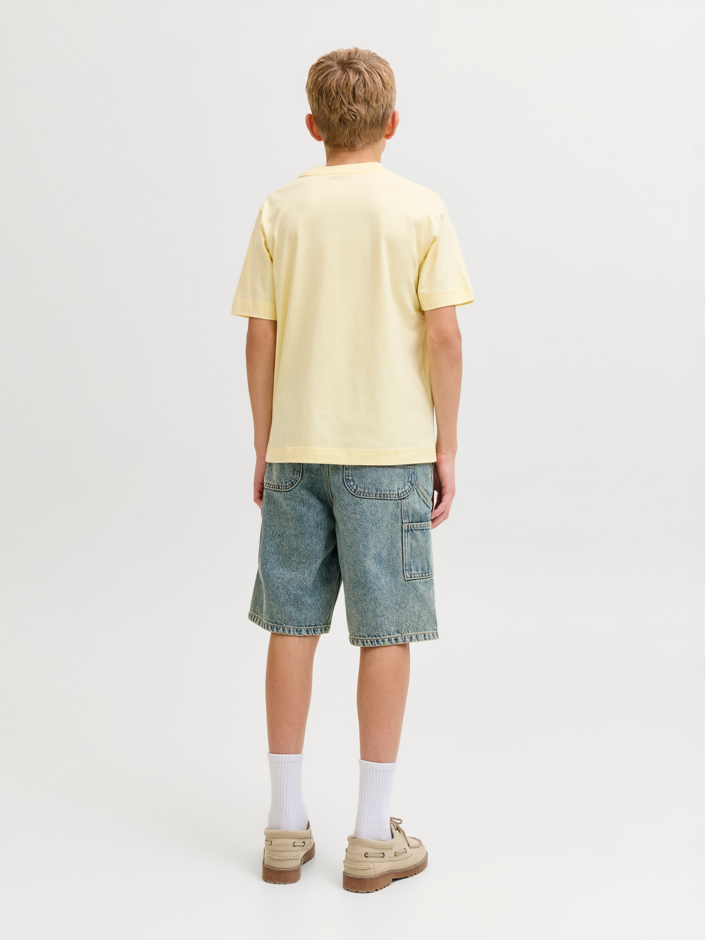 Jack & Jones Junior T-Shirt »JORNORREBRO EMB TEE SS CN NOOS JNR« Baumwolle, relaxed fit, Kurzarm