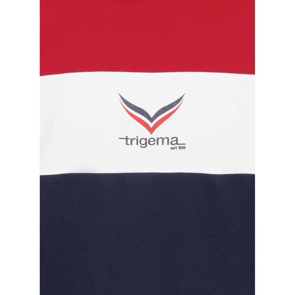 Trigema T-Shirt »TRIGEMA T-Shirt mit Logo«