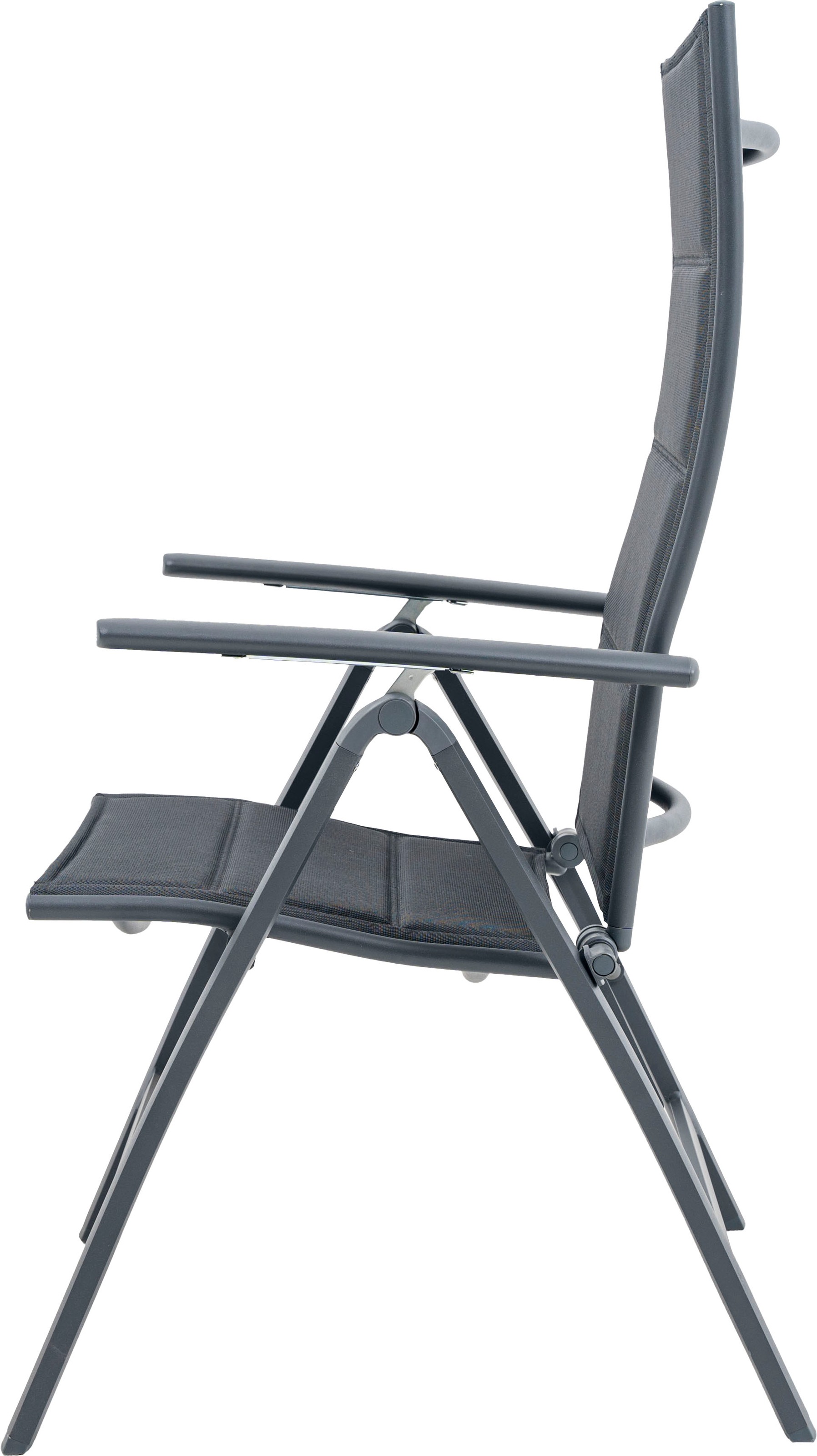 KONIFERA Garten-Essgruppe »»Carini««, (Set, 9 tlg., 8x Sessel, Tisch ausziehbar 90x184-224x75 cm), Aluminium/ Textilgewebe