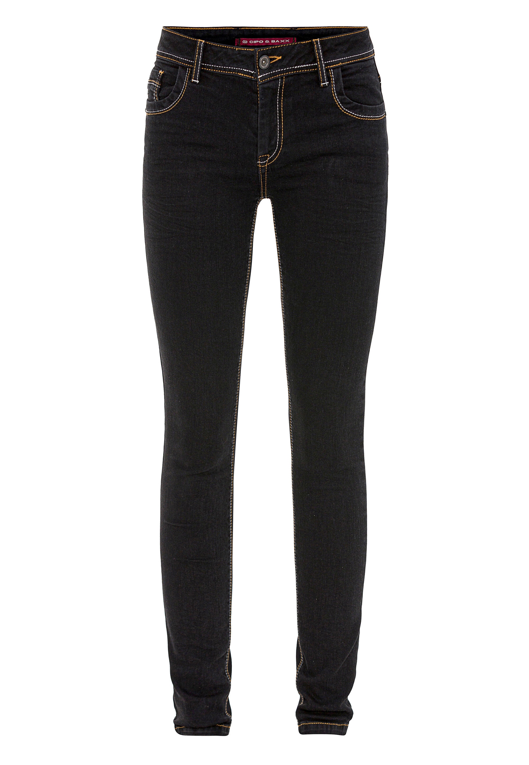 Cipo & Baxx Slim-fit-Jeans "Cipo & Baxx Jeans" im Used-Look, WD443