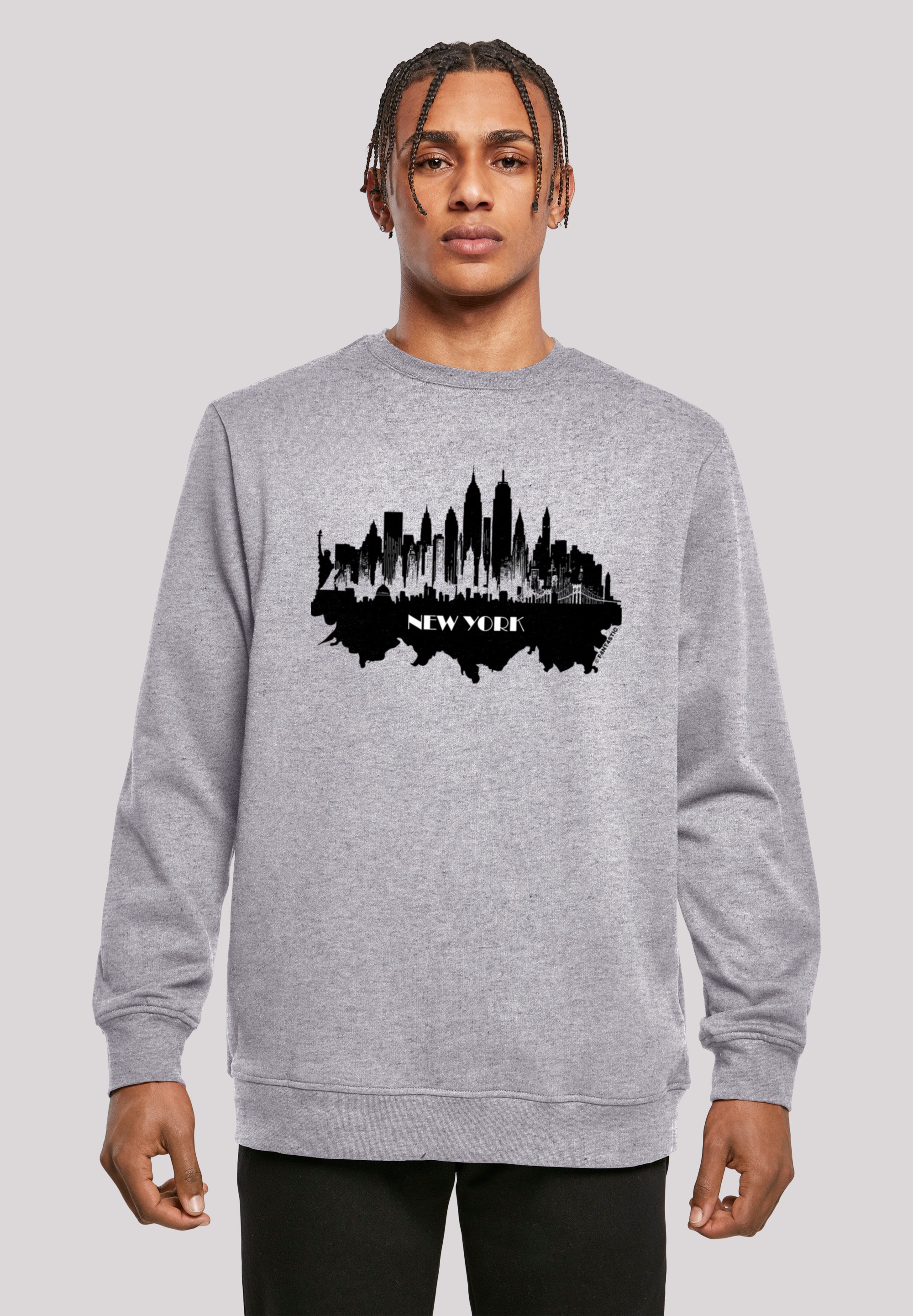 F4NT4STIC Kapuzenpullover »Cities Collection - New York skyline«, Print