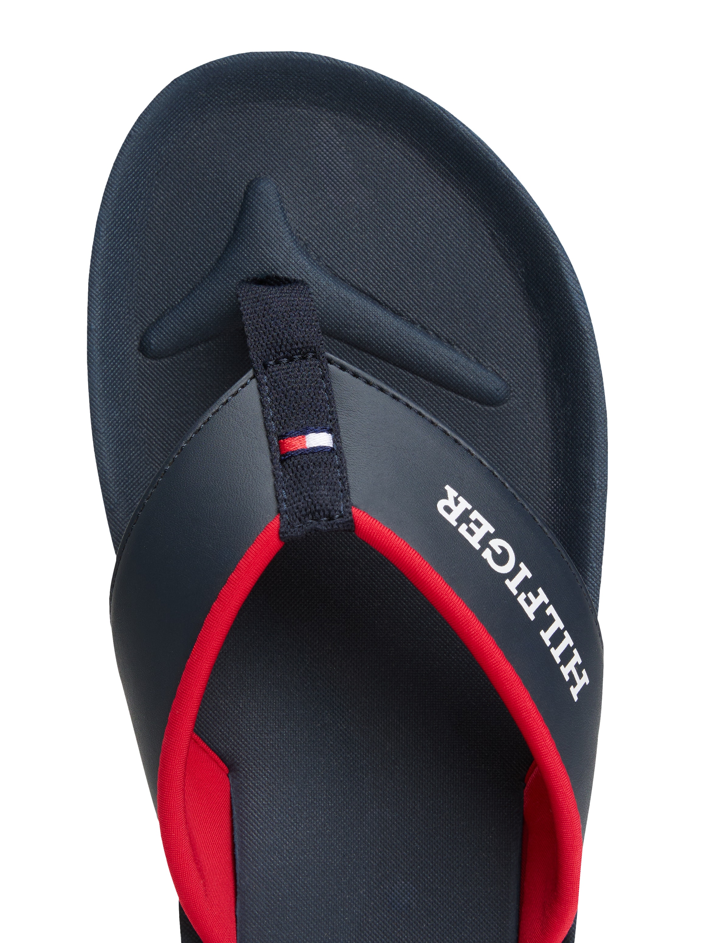 Thumbnail - Tommy Hilfiger Zehentrenner "PADDED COMFORT HILFIGER B SANDAL", Sommerschuh, Schlappen, Badeschuh mit Logoschriftzug