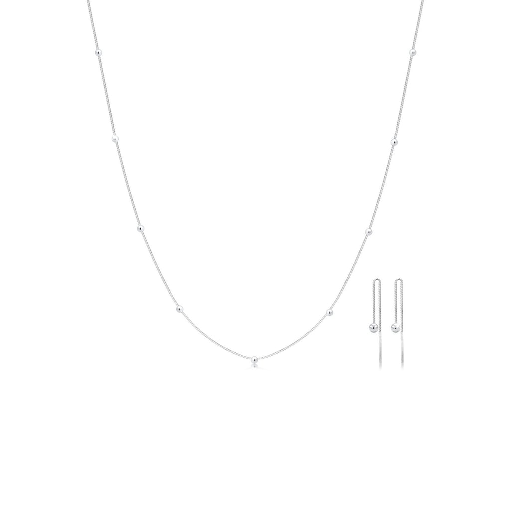 Elli Schmuckset »Geo Kugel Minimal Basic 925 Sterling Silber Rond«