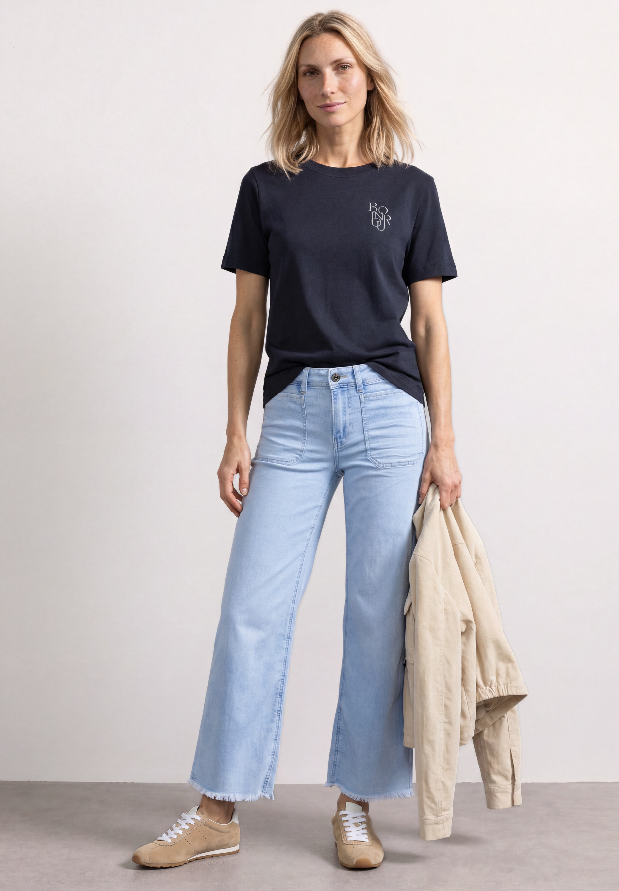 STREET ONE T-Shirt im soften Baumwoll-Mix