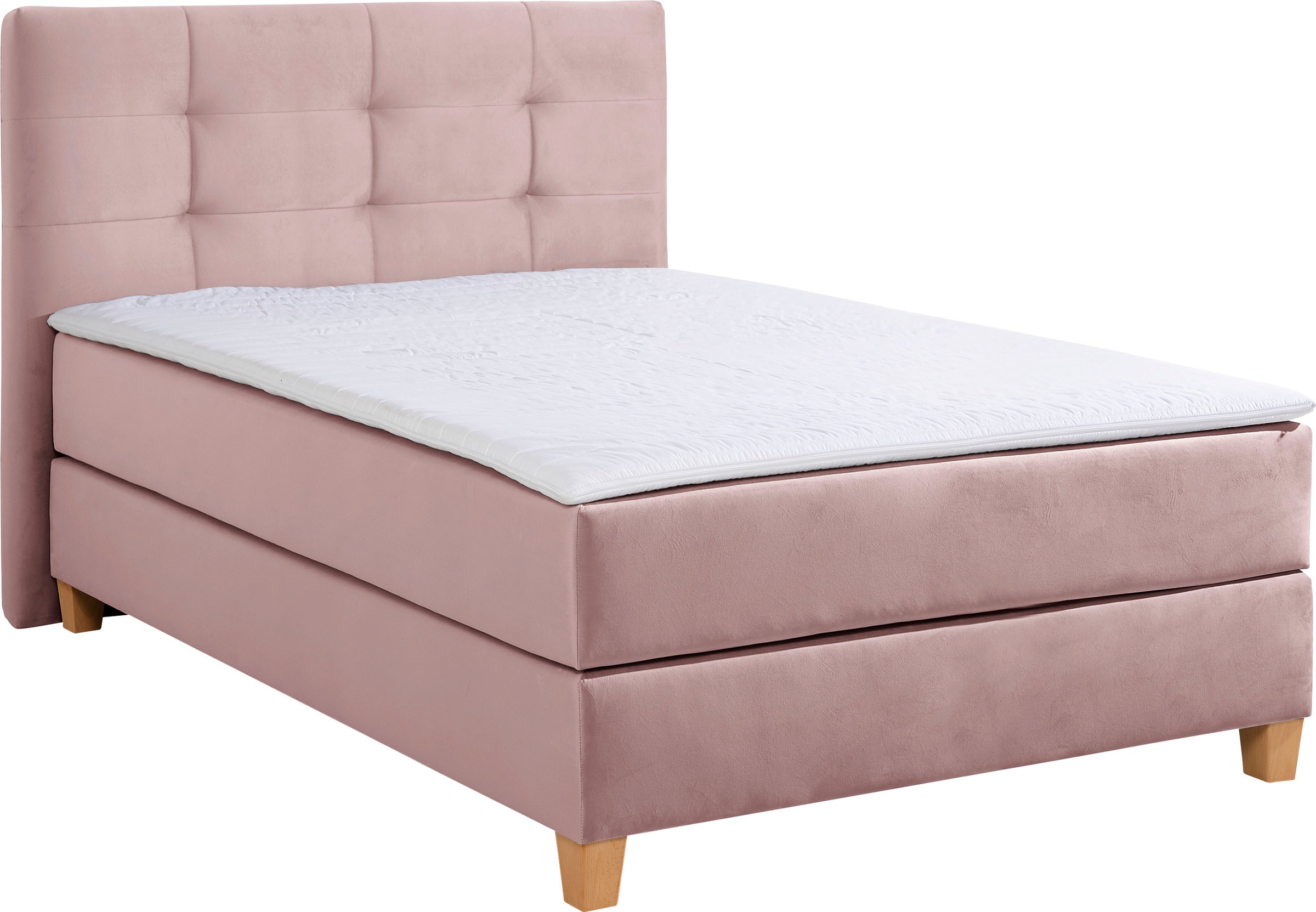 Home affaire Boxspringbett »Moulay«, inkl. Topper, in 3 Härtegraden, TFK auch in Härtegrad 4