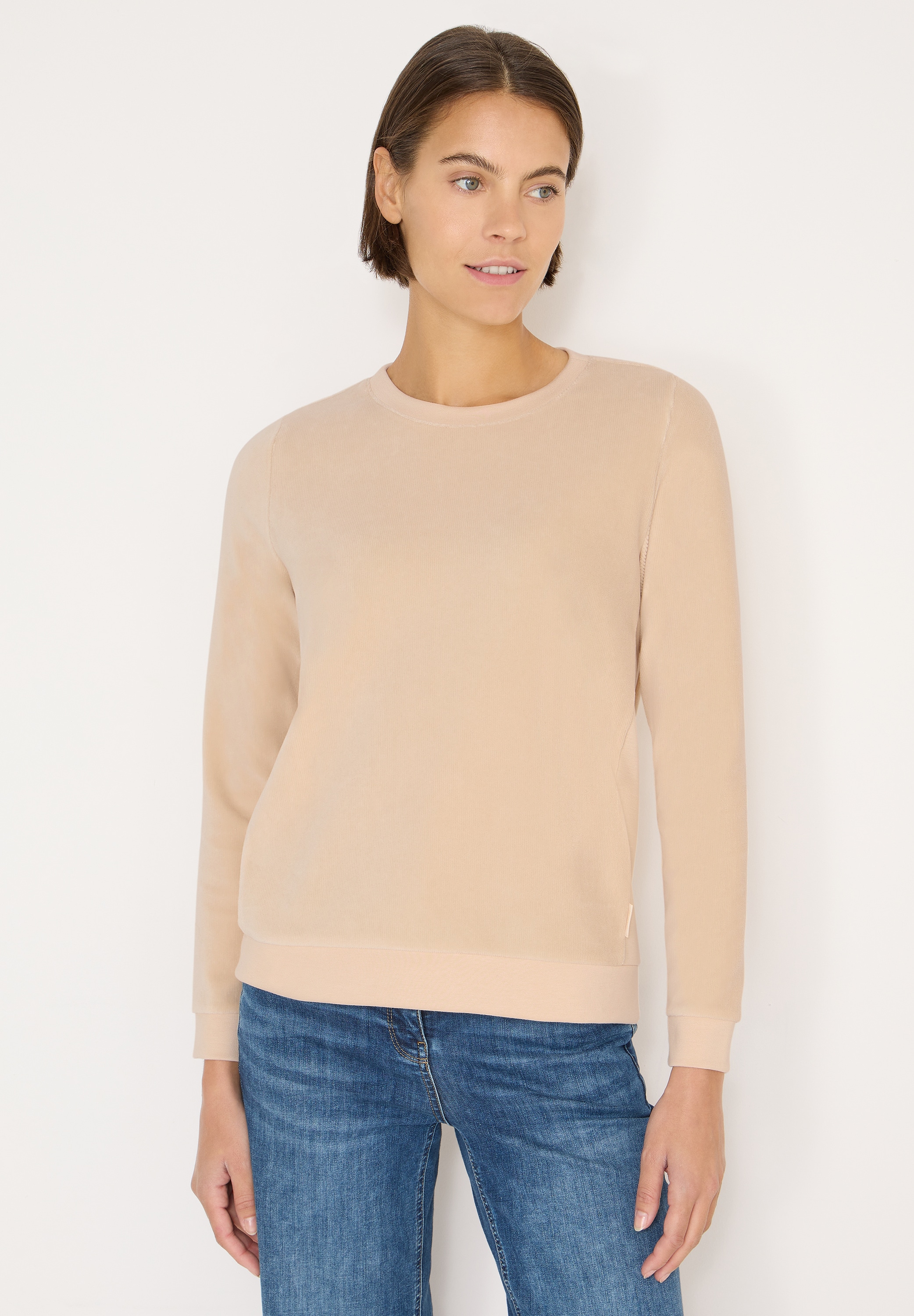 Cecil Langarmshirt mit Rundhalsausschnitt günstig online kaufen