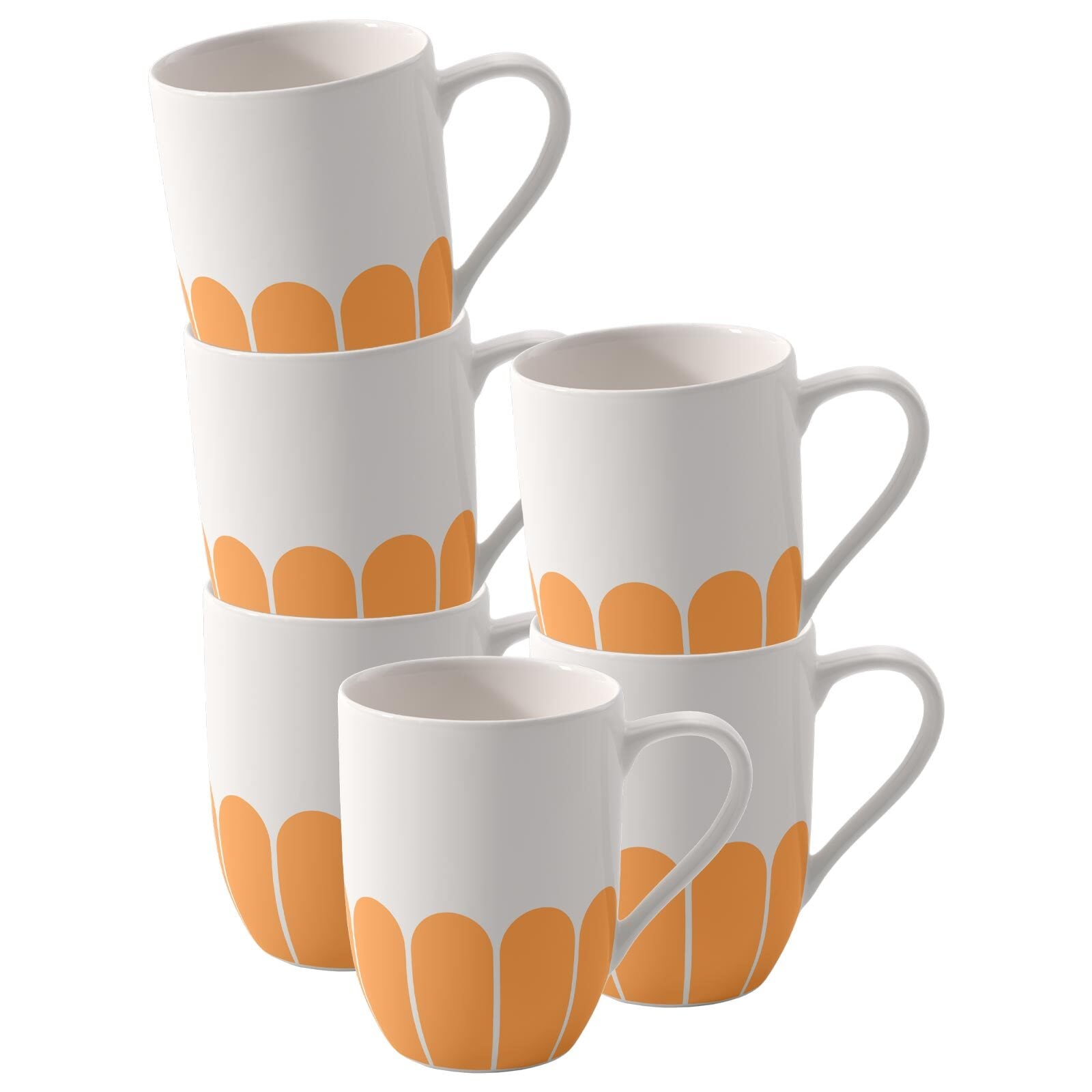 Villeroy & Boch Becher "Henkelbecher Fleur Couleur 290 ml 6er Set"