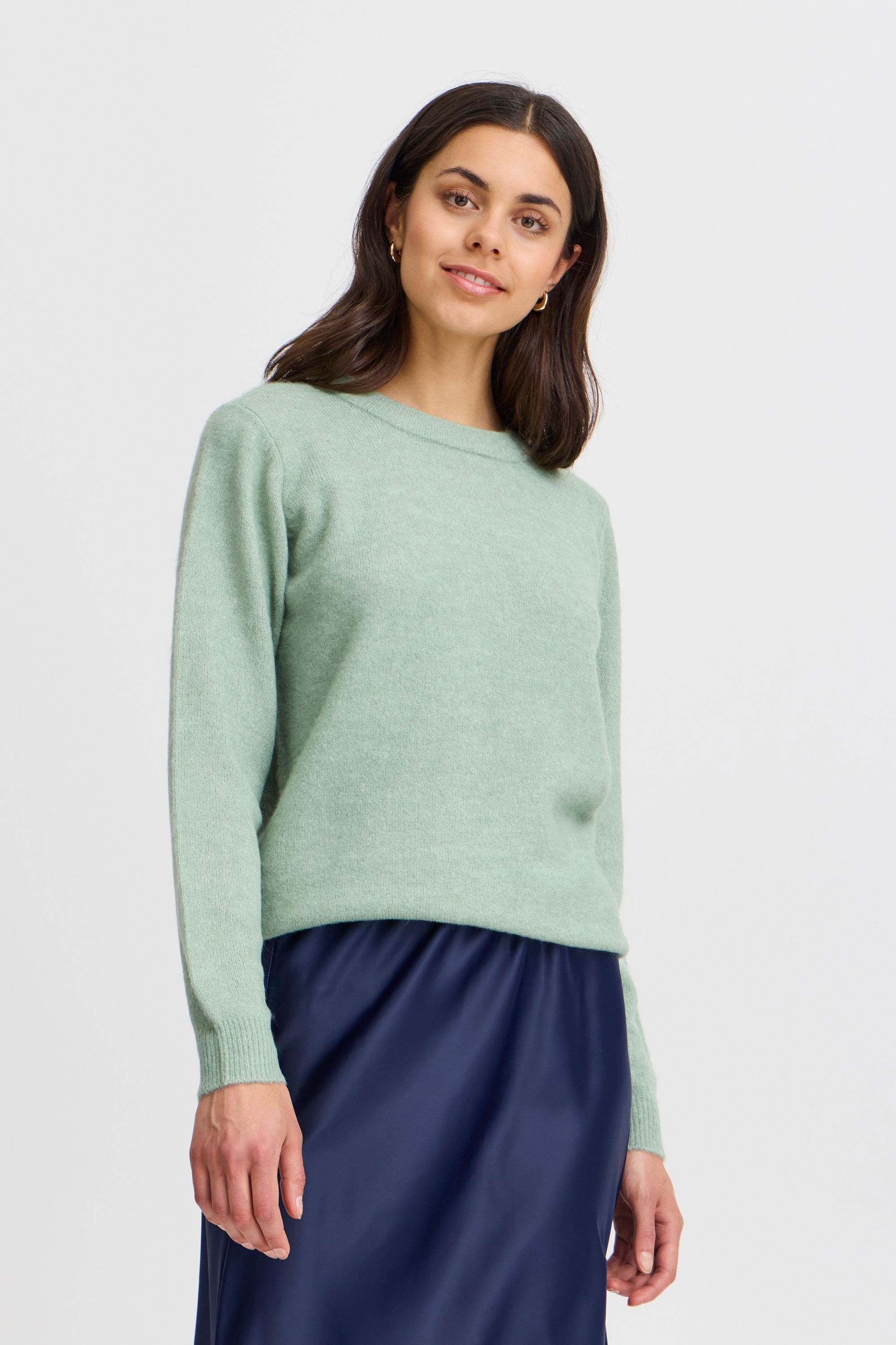 fransa Strickfleece-Pullover »Strickpullover FRELLIS PU 1«
