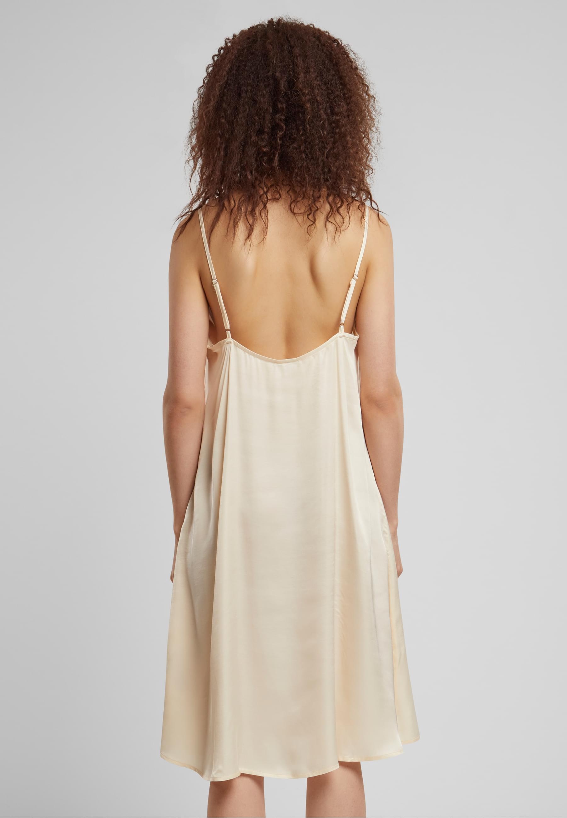 URBAN CLASSICS Shirtkleid »Urban Classics Damen Ladies Viscose Satin Slip Dress«, (1 tlg.)