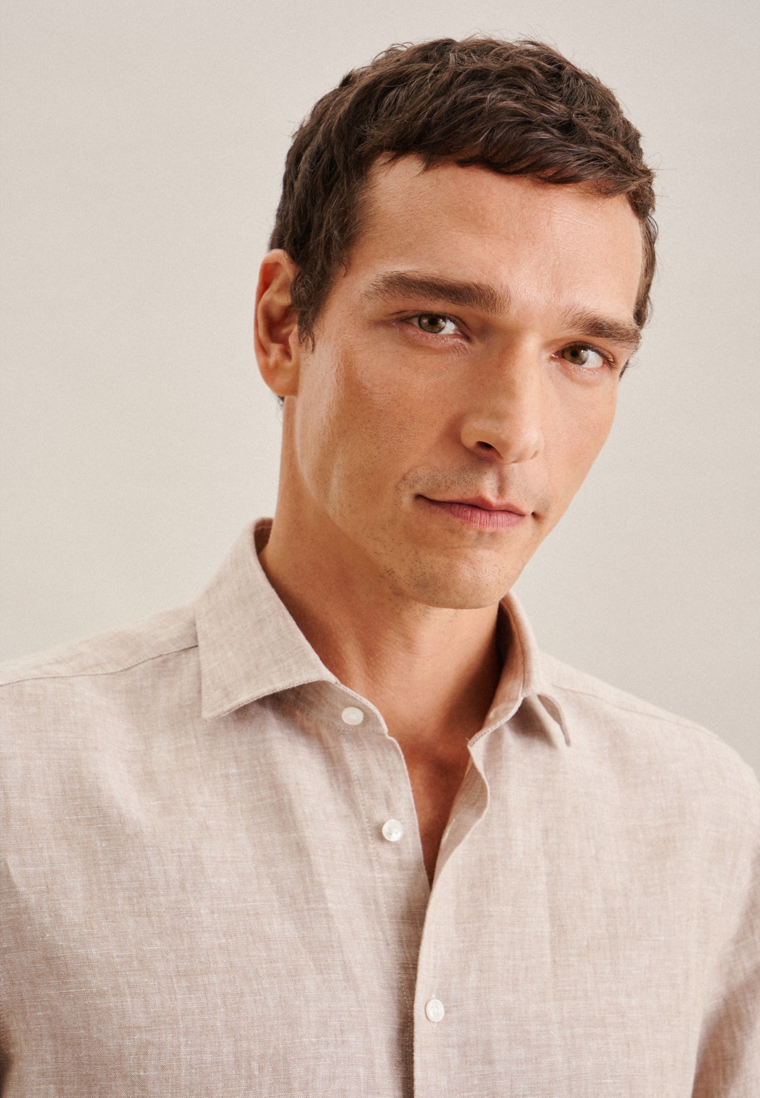 Thumbnail - seidensticker Businesshemd "Regular" Regular 1/1 Kentkragen Uni