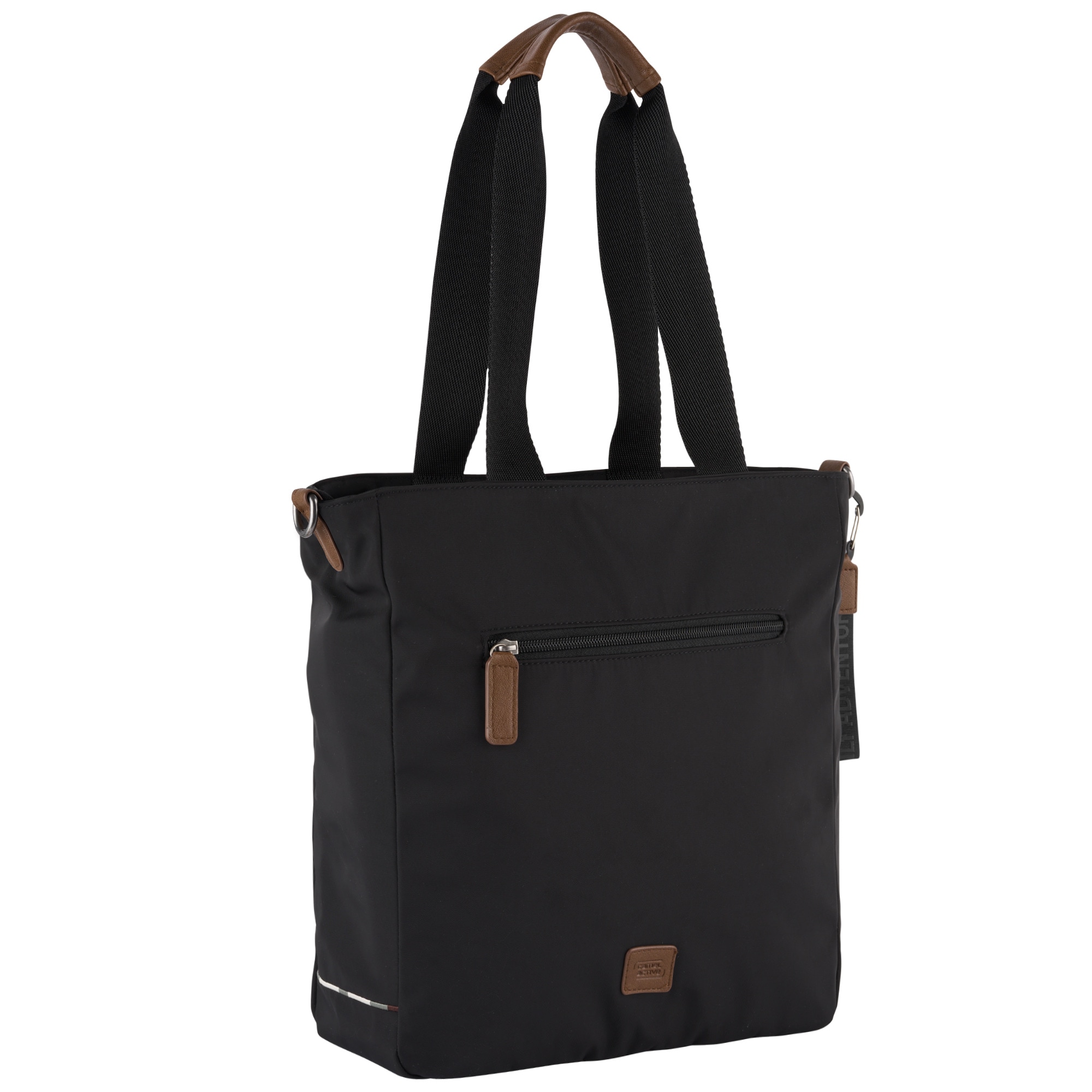 camel active Shopper "Aurum" aus recyceltem Polyester in Nylonstruktur, leicht & mit feinen Details