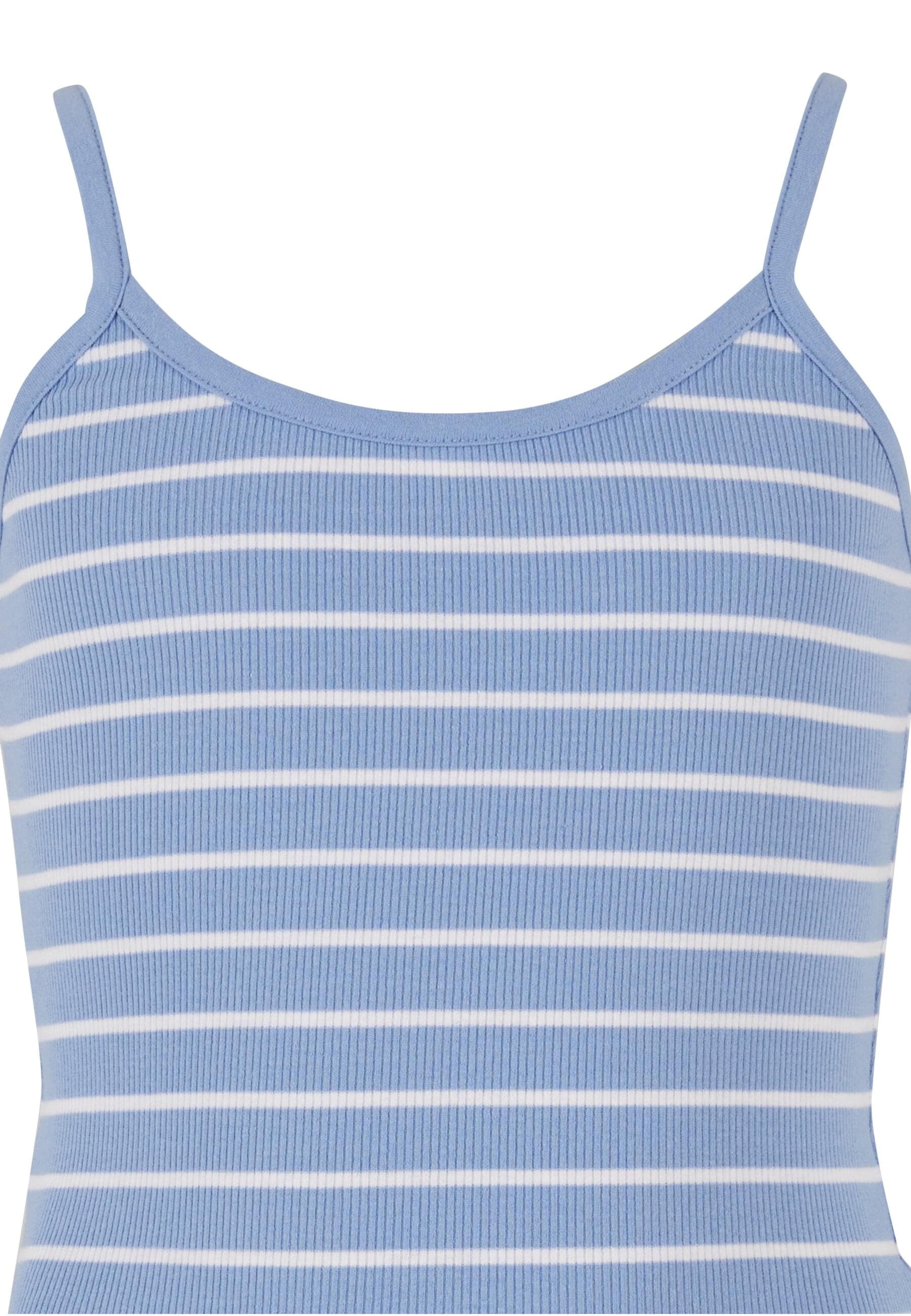 URBAN CLASSICS Muskelshirt »Urban Classics Girls Striped Rib Basic Top«, (1 tlg.)