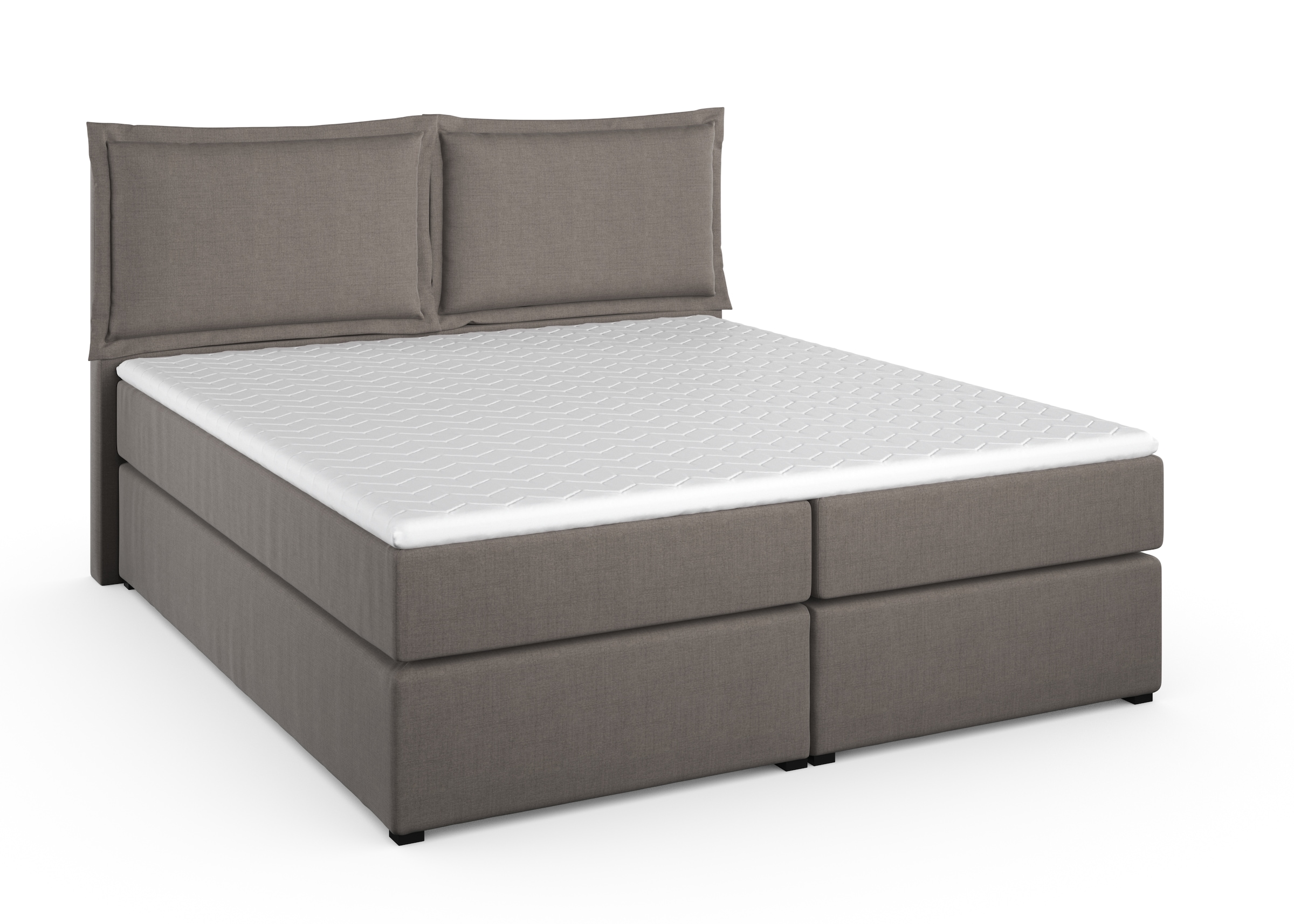 Home affaire Boxspringbett »Lysann«, 5fach verstellbares Kopfteil, in 4 Breiten, 3 Matratzenarten