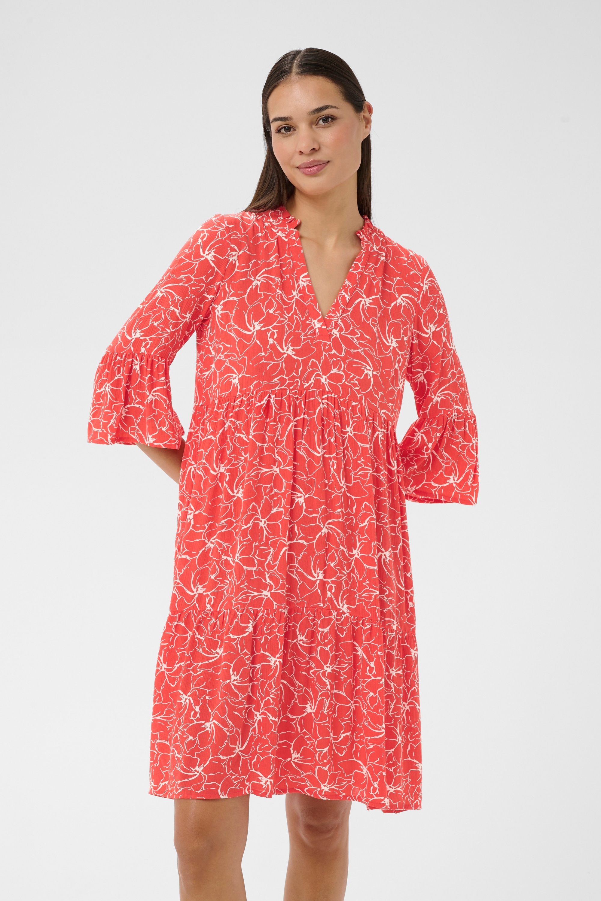 KAFFE Midikleid »Kleid KAellen«