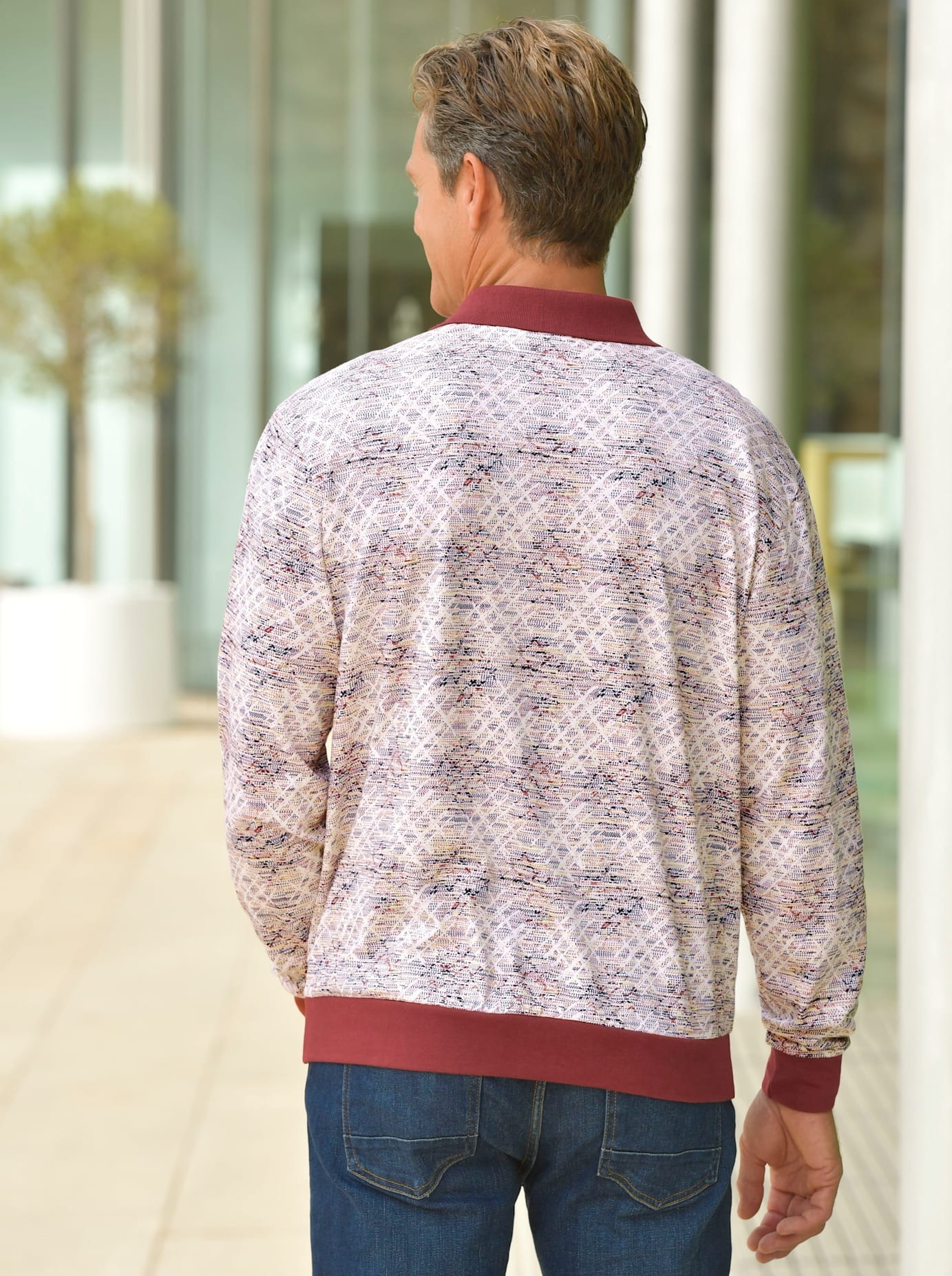 Marco Donati Poloshirt "Langarm-Poloshirt", 1 Stk. günstig online kaufen