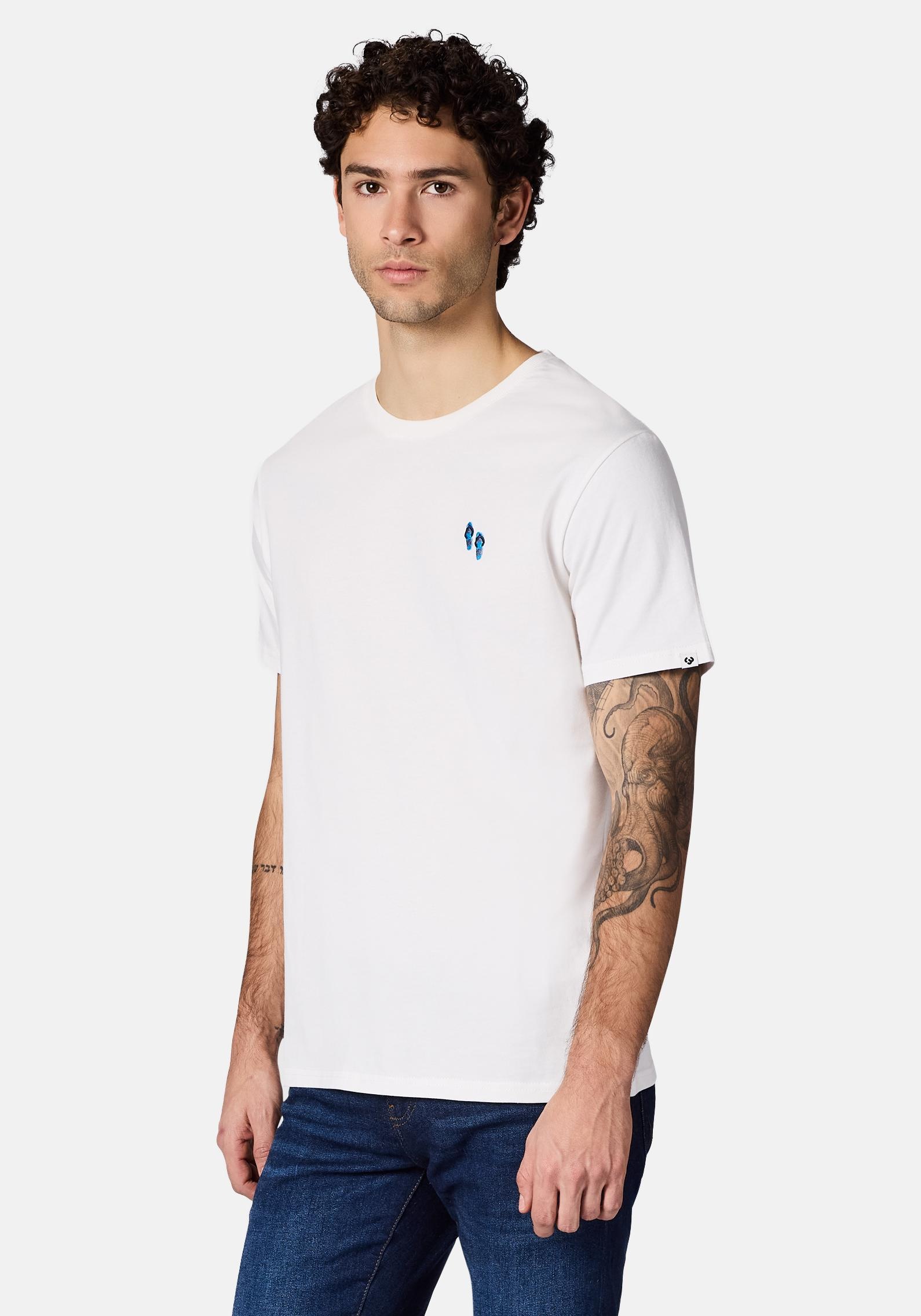 Ragwear T-Shirt "Samms B Gots YOUMODO" Kurzärmliges Shirt mit Beach-Slipper günstig online kaufen