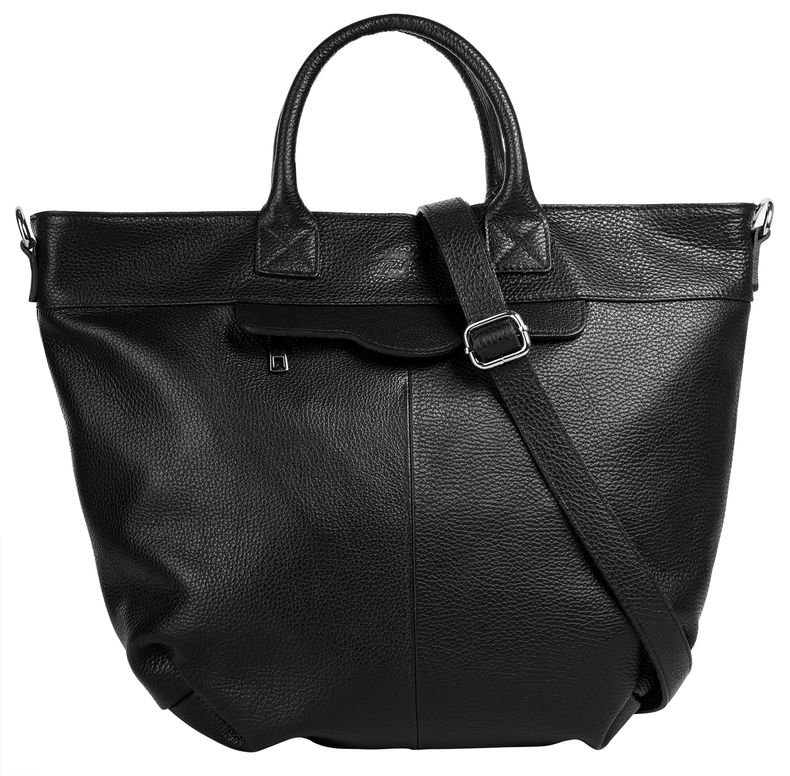 Samantha Look Henkeltasche, echt Leder, Made in Italy