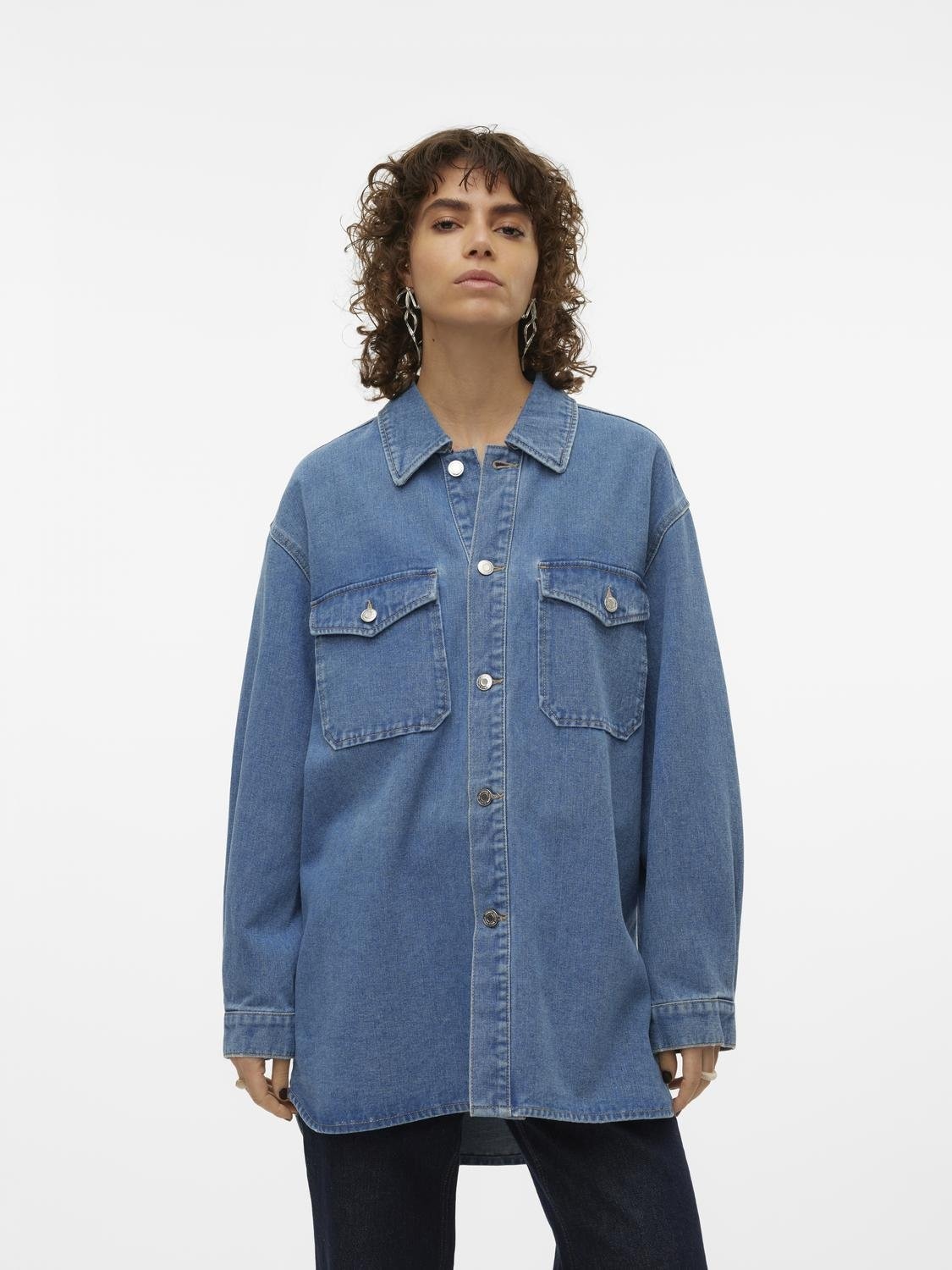 Vero Moda Jeansbluse »VMNAYA OVERSIZED Džinsai S...