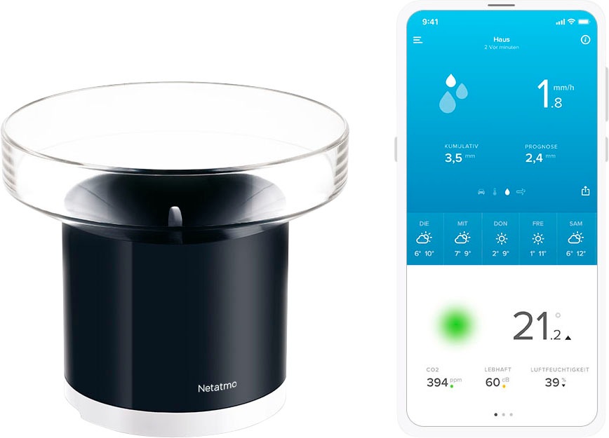 Netatmo Wassersensor »Smarter Regenmesser«, (1 St.)