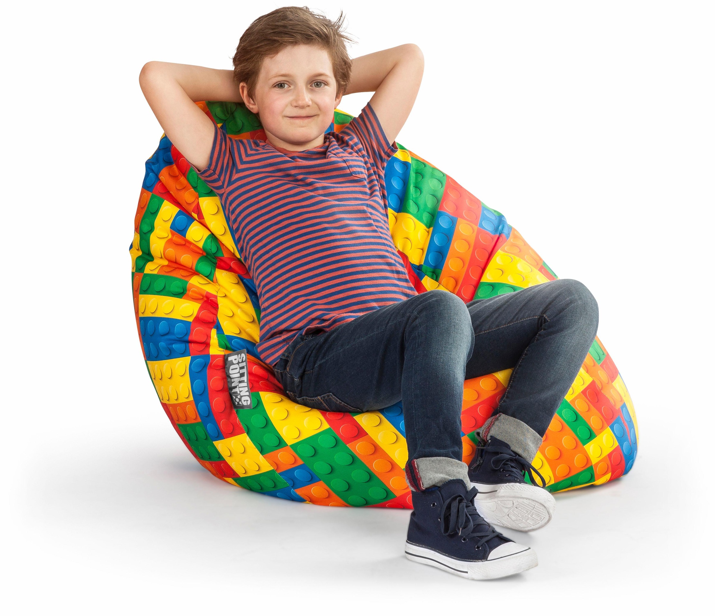 Sitting Point Sitzsack »Bricks Cat XL«, Digitaldruck