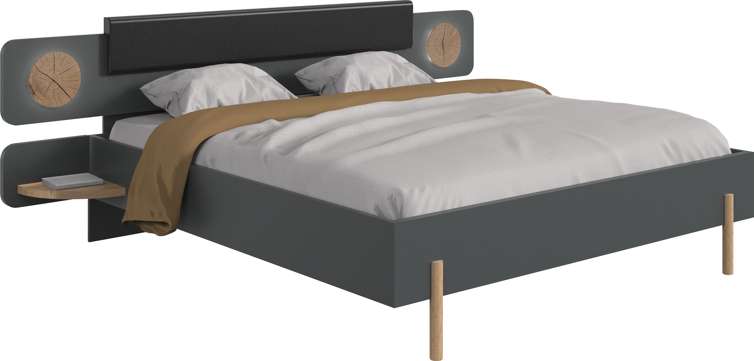 Wimex Futonbett "Toscana", Mit indirekter LED Beleuchtung