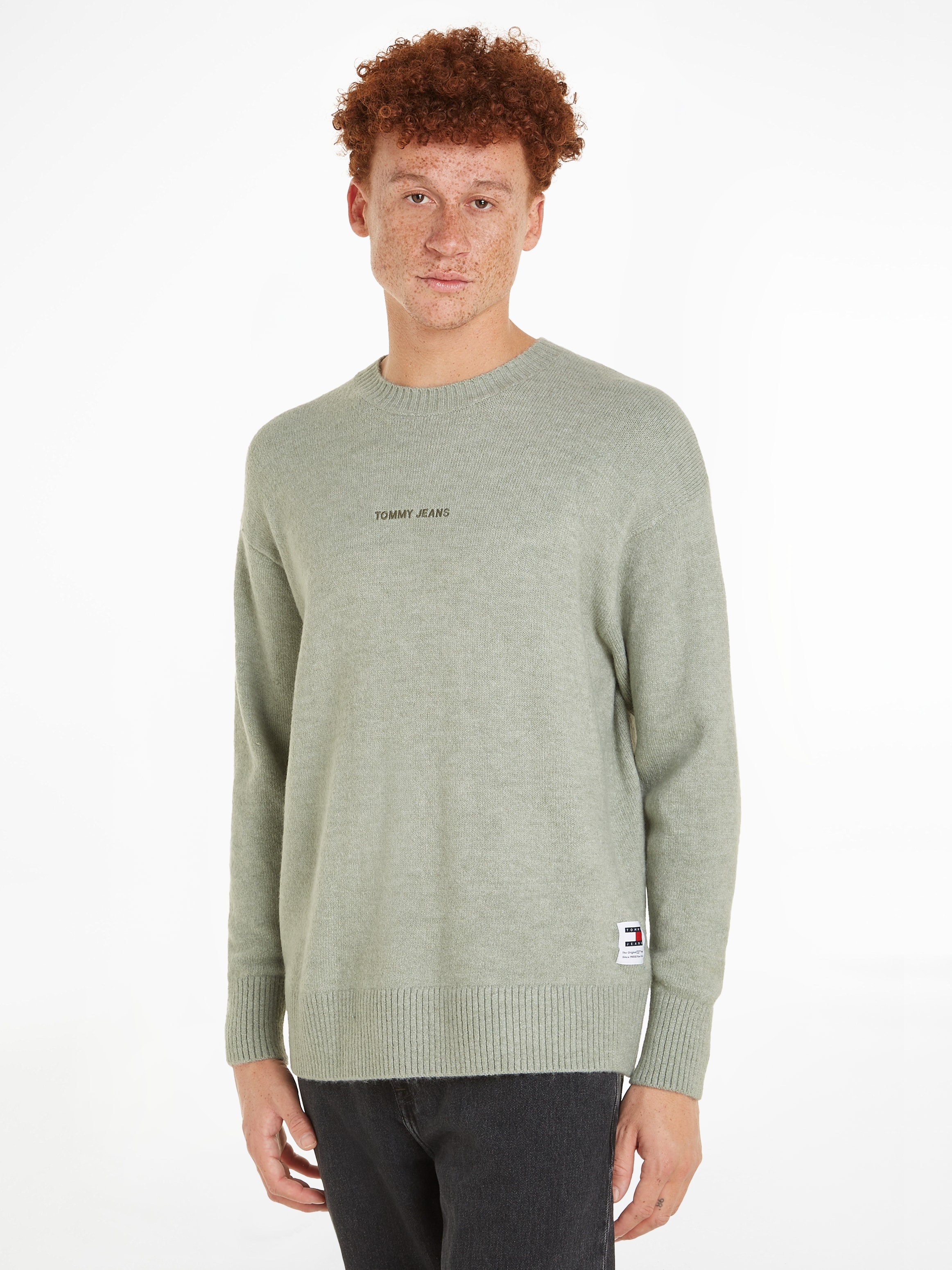 Tommy Jeans Strickpullover "TJM REG N CLASSICS SWEATER EXT", mit Rundhalsau günstig online kaufen