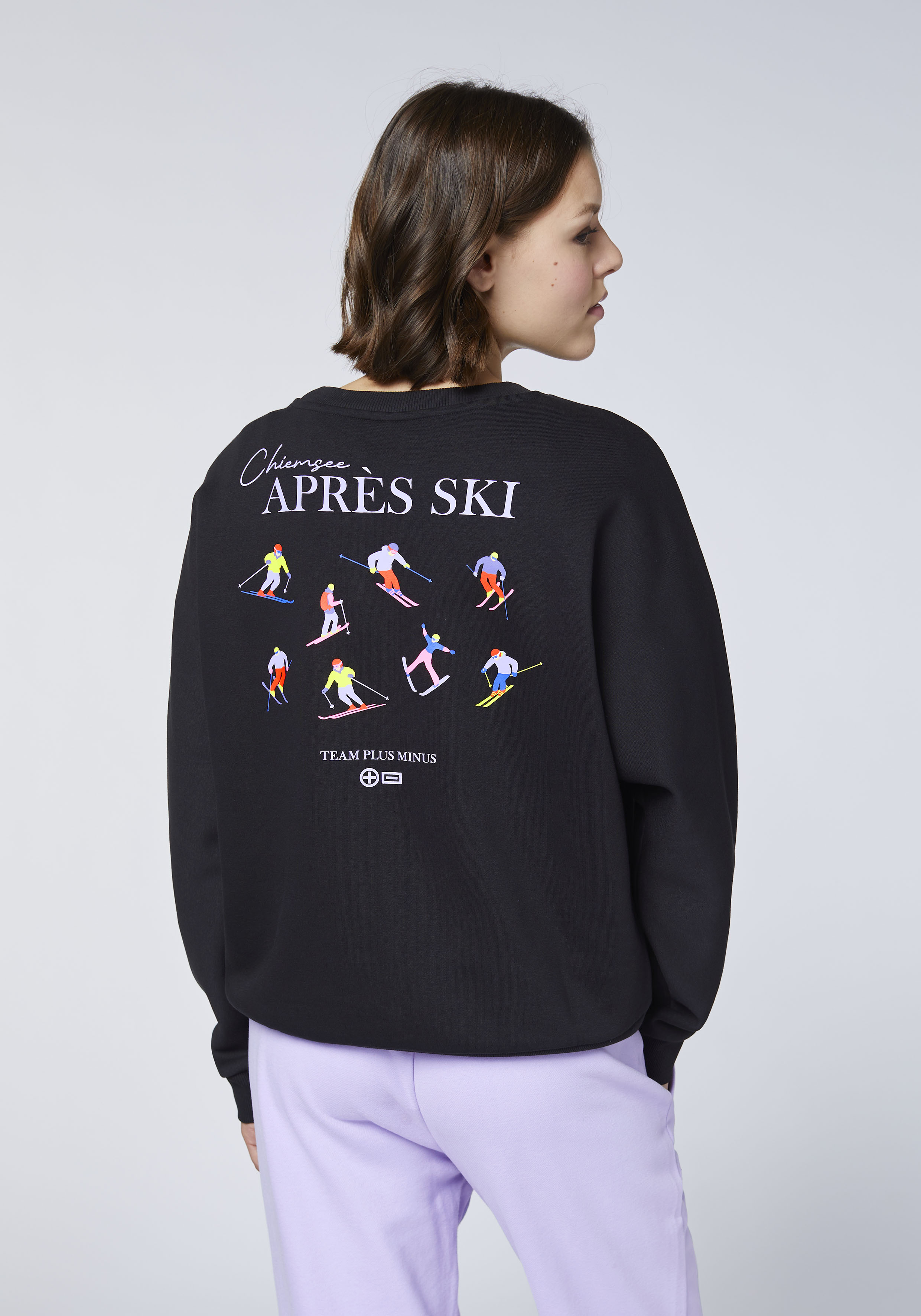 Chiemsee Sweatshirt, - mit überschnittenen Schultern