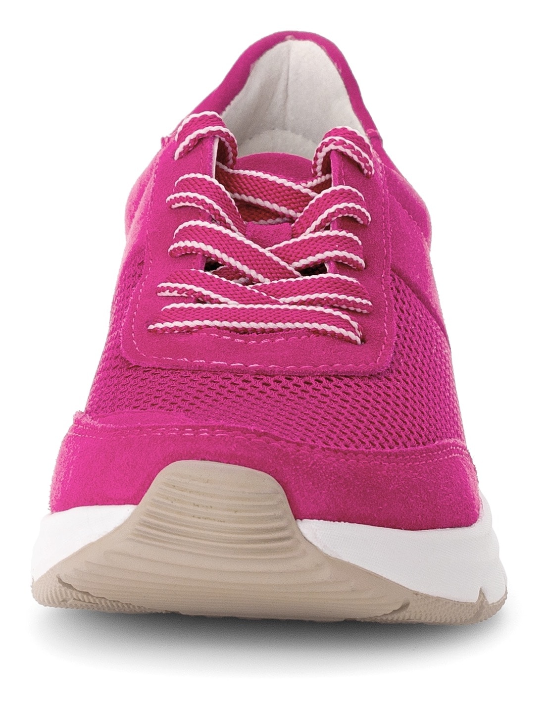Gabor Rollingsoft Keilsneaker, Freizeitschuh, Halbschuh, Schnürschuh, Logoschriftzug an der Ferse