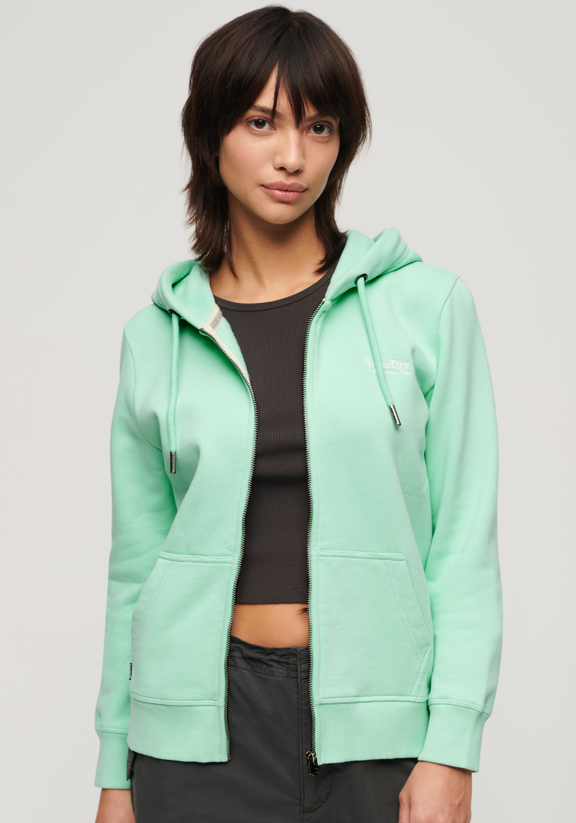 Superdry Kapuzensweatjacke »ESSENTIAL LOGO ZIP HOODIE«