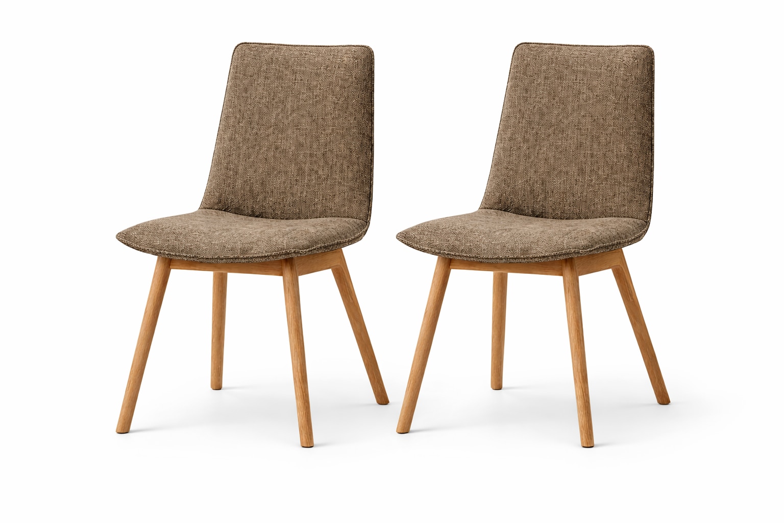 OTTO home 4-Fußstuhl "Ramon" (Set) 2 Stk.mit Massivholzbeinen, verschiedenen Farben und Stoffe