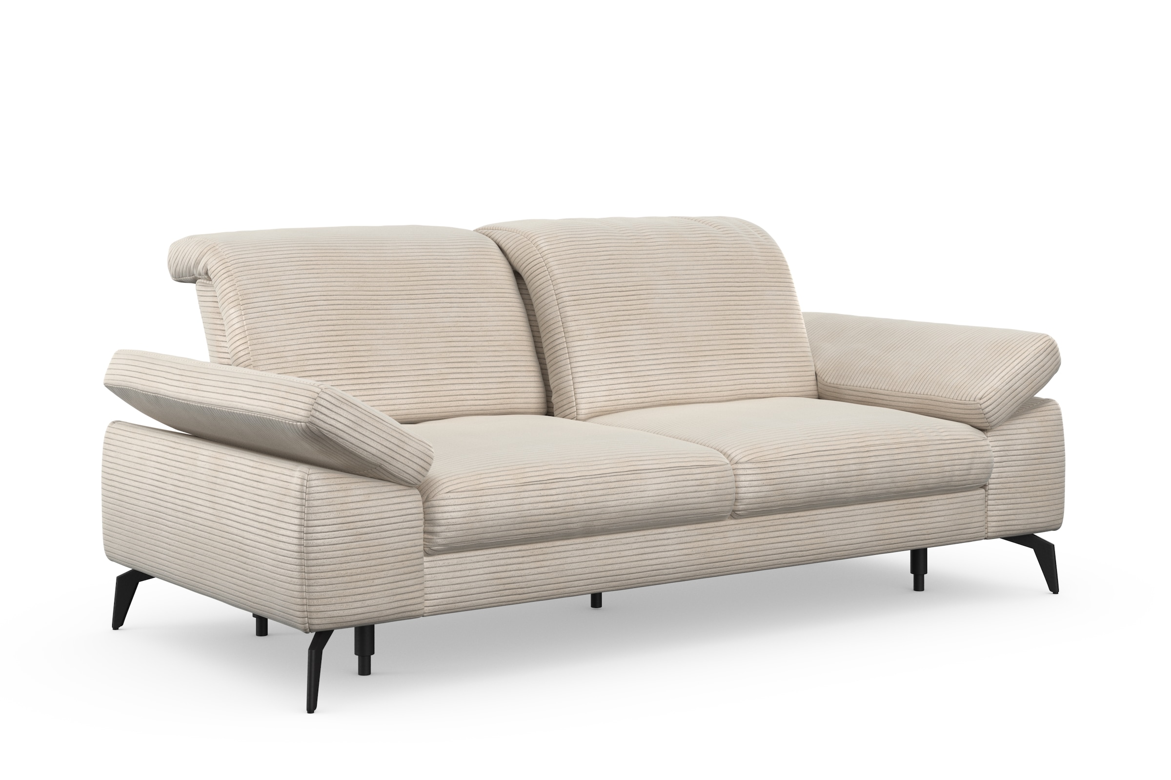 sit&more 2,5-Sitzer »Cabana«, Breite 211 cm, mit oder ohne Sitztiefen-, und Kopfteilfunktion