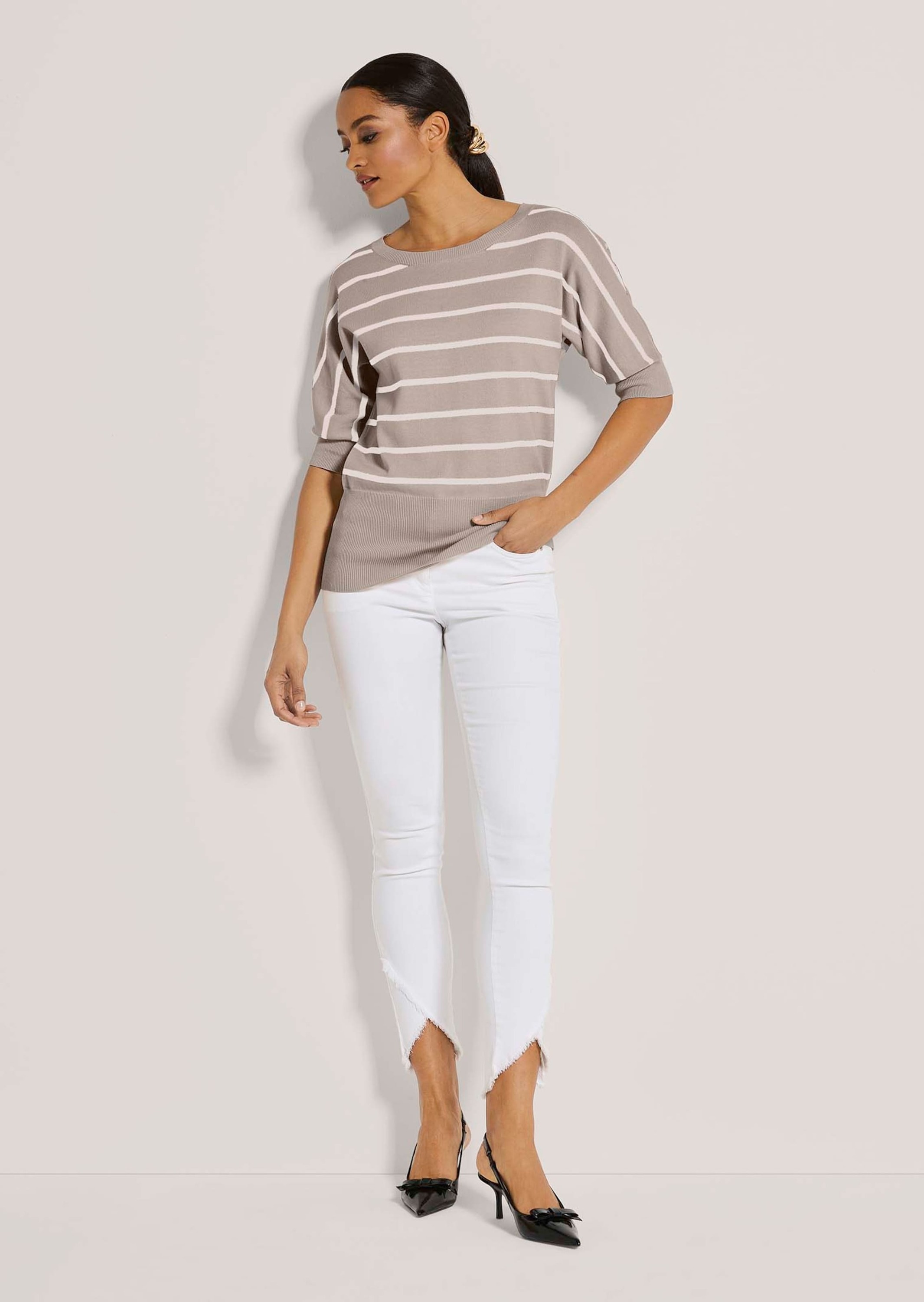 MADELEINE Longpullover "Strickpullover Ringelpullover im maritimen Look" günstig online kaufen