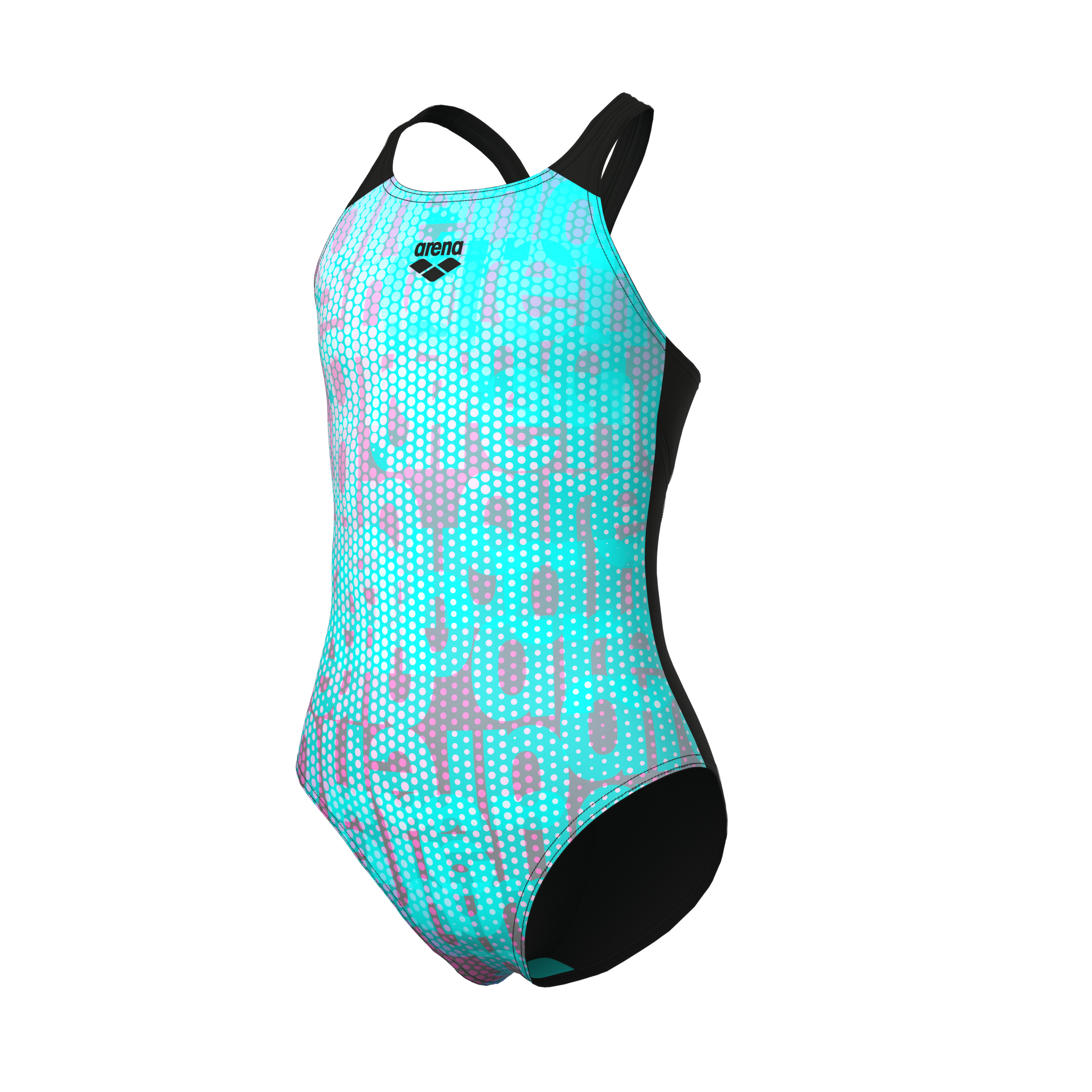 Thumbnail - Arena Badeanzug "G ARENA MULTI COLOURS SWIMSUIT V BACK für Mädchen" 1 Stk.