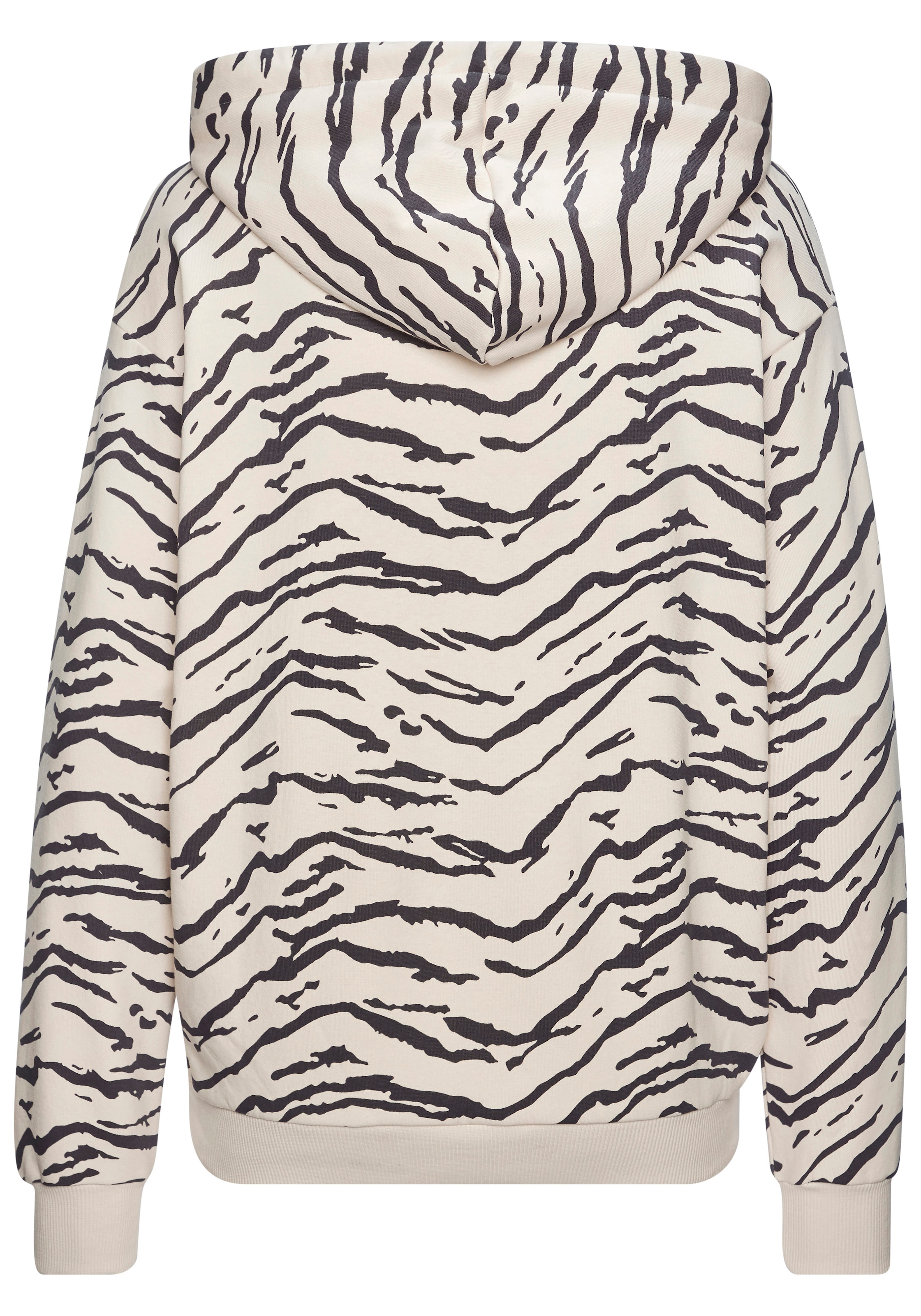 Buffalo Kapuzensweatshirt, Allover Design mit Foil Print