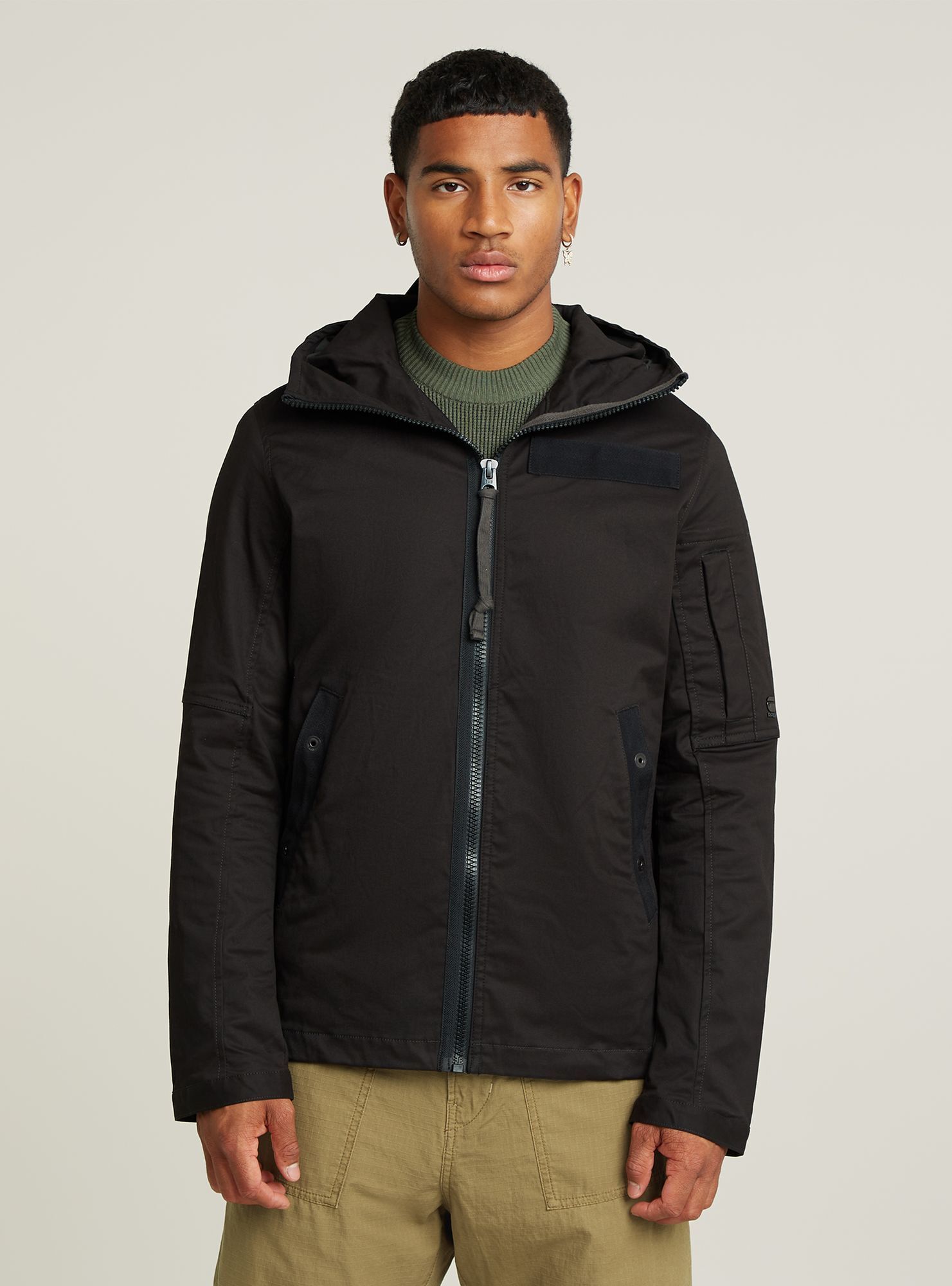 G-STAR Langarmshirt "Batt Hooded Overshirt"