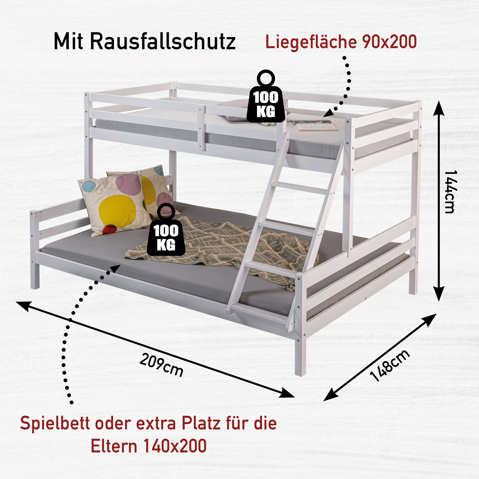 Inter Link Etagenbett 1 Stk. tlg.