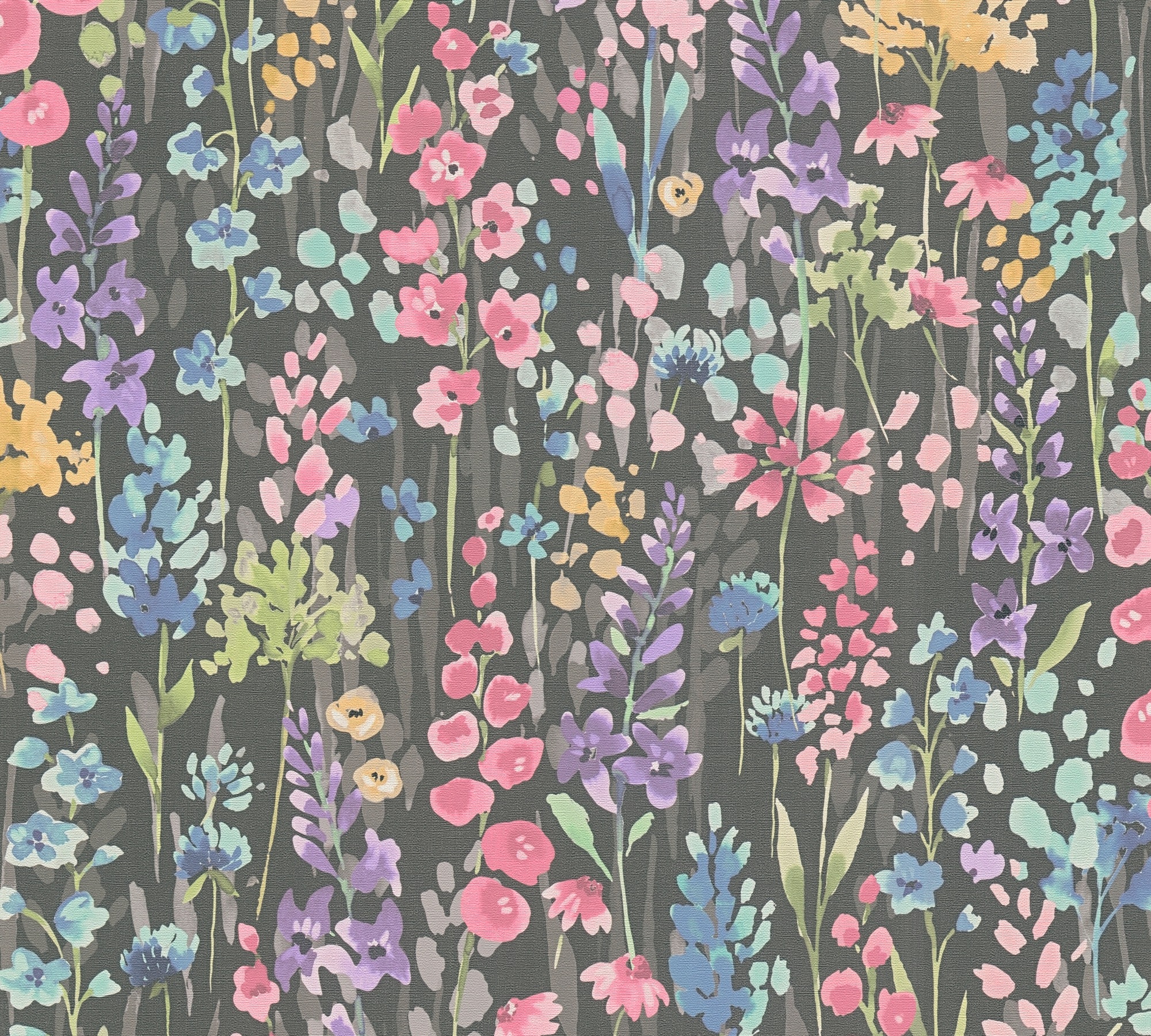 A.S. Création Vliestapete »Aquarell Dreams Blümchen-Tapete Mustertapete Blumen Blumen«, matt, Vliestapete Blumen für Schlafzimmer Küche Wohnzimmer Blümchen Design