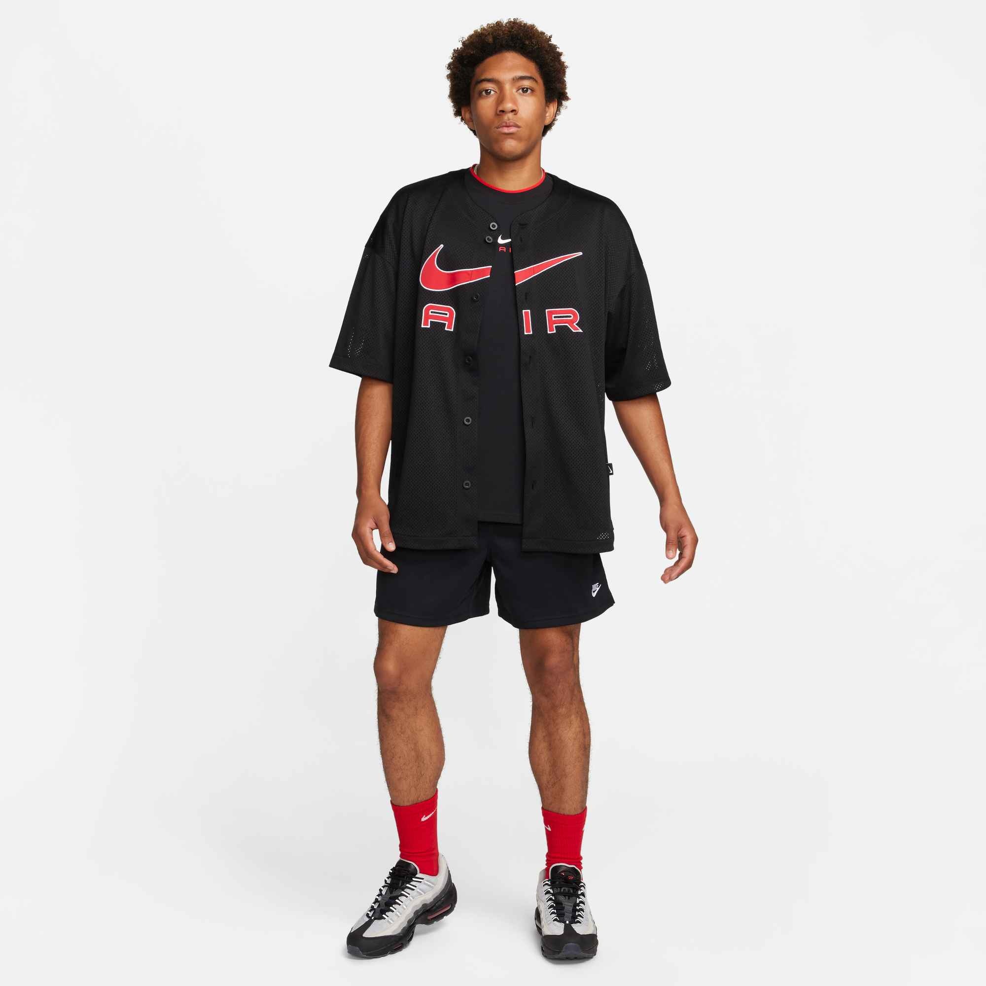 Thumbnail - Nike Sportswear Shorts "M NK CLUB FLOW MESH SHORT" pflegeleichtes Material, sportlicher Stil