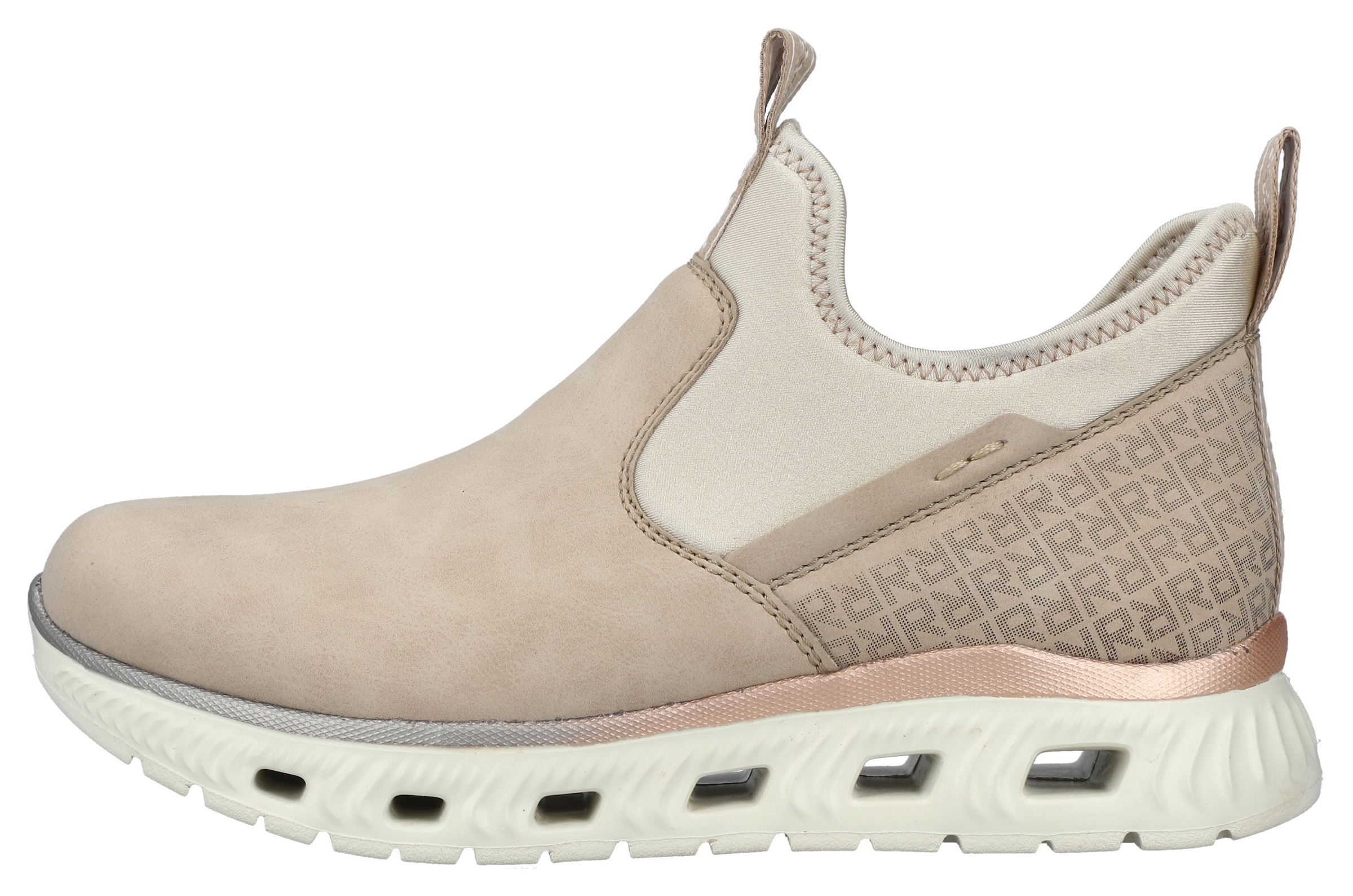 RIEKER Sport Schlupfboots, High-Top-Sneaker, Schlupfboots mit elastischem Schaft