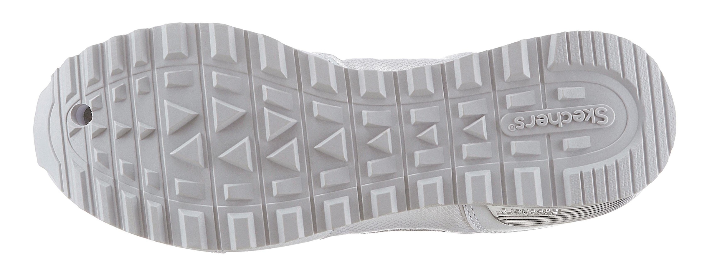 Skechers Sneaker »Gold´n Gurl«, Freizeitschuh, Halbschuh, Schnürschuh mit Metallic-Details