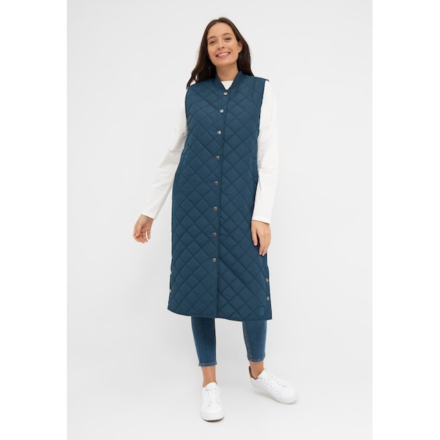 Derbe Longweste »Quiltby Vest«, Modische lange Damen Weste aus nachhaltigen  Materialien für kaufen | BAUR