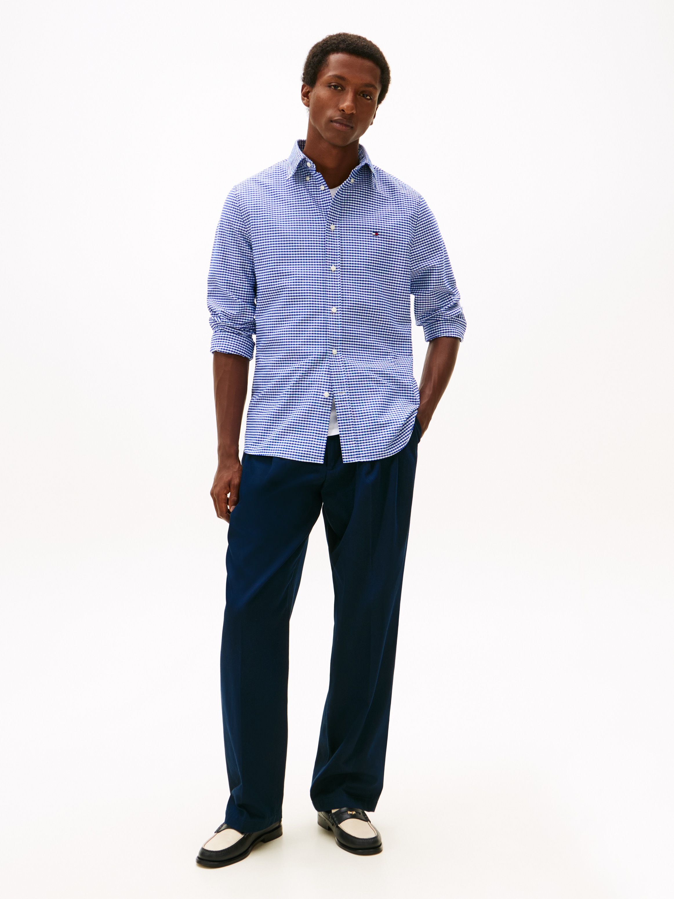 Thumbnail - Tommy Hilfiger Langarmhemd "HERITAGE OXFORD GINGHAM" Regular fit, Button-down-Kragen, kariert