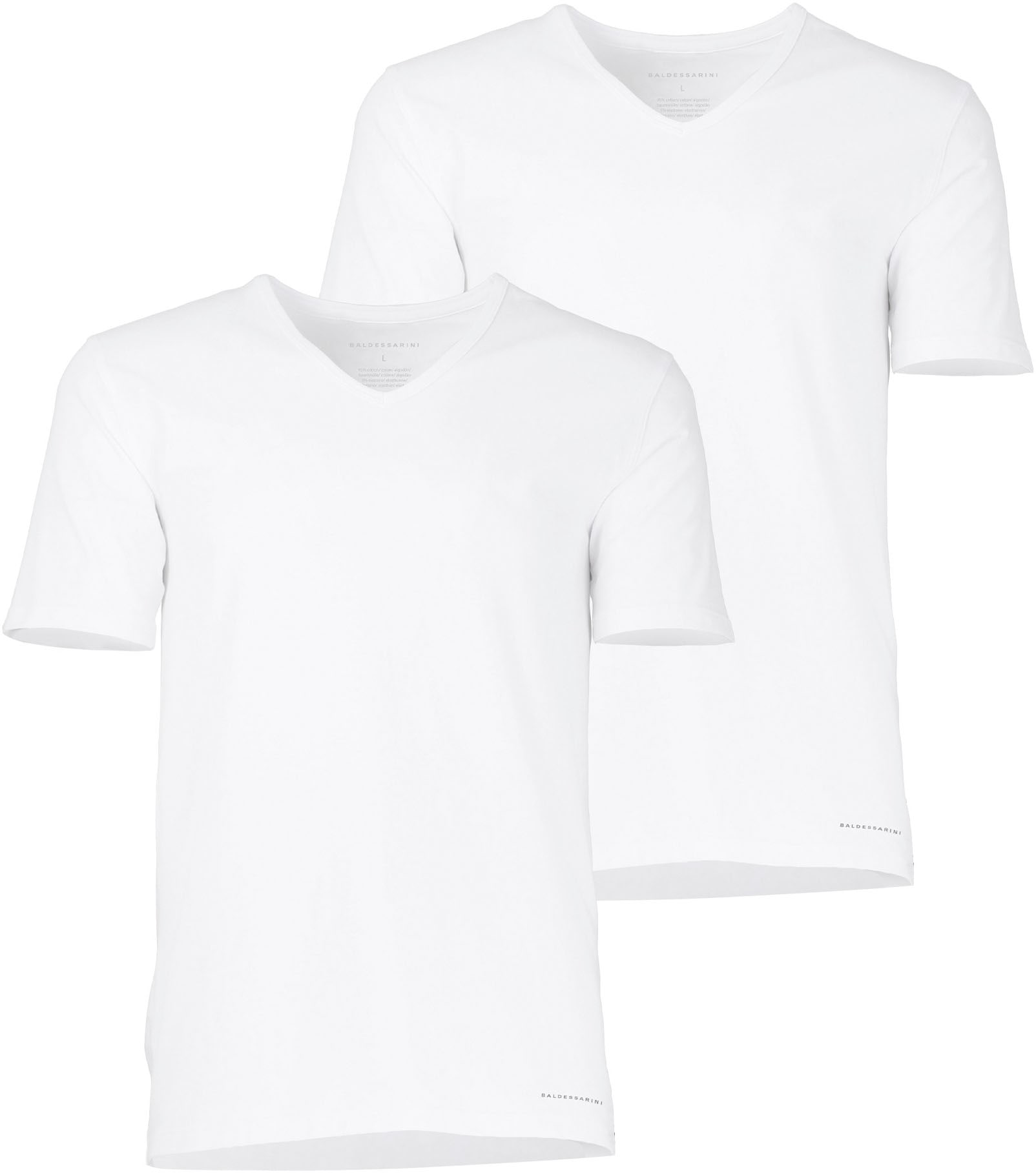 BALDESSARINI Unterhemd "Shirt, 1/2, V-Ausschnitt", (Packung, 2 St., 2 Tlg.), mit kurzem Arm