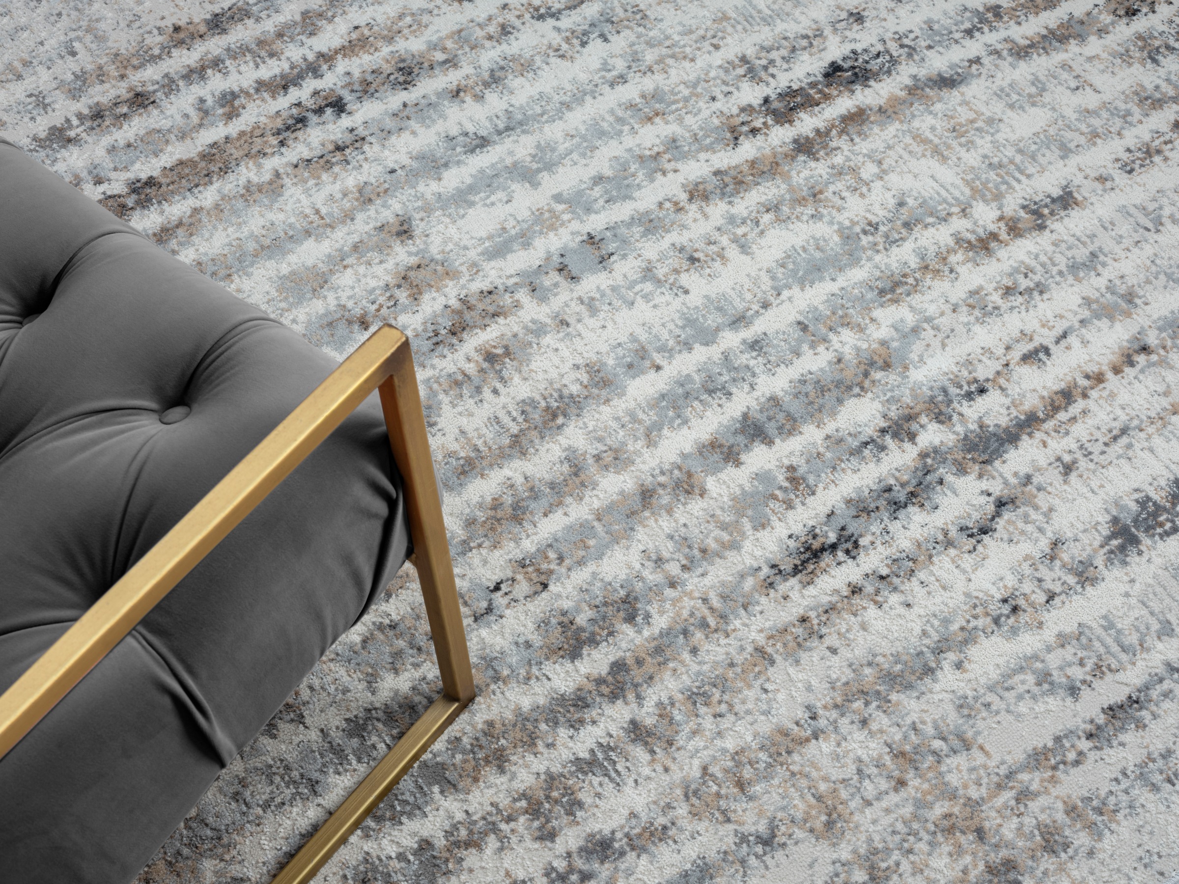 Teppich OTTO HOME "Liorra", beige (creme), B:200cm H:8mm L:290cm, Polyester, Teppiche, Teppich, Kurzflor, modernes Design, pflegeleicht, Wohnzimmer 2
